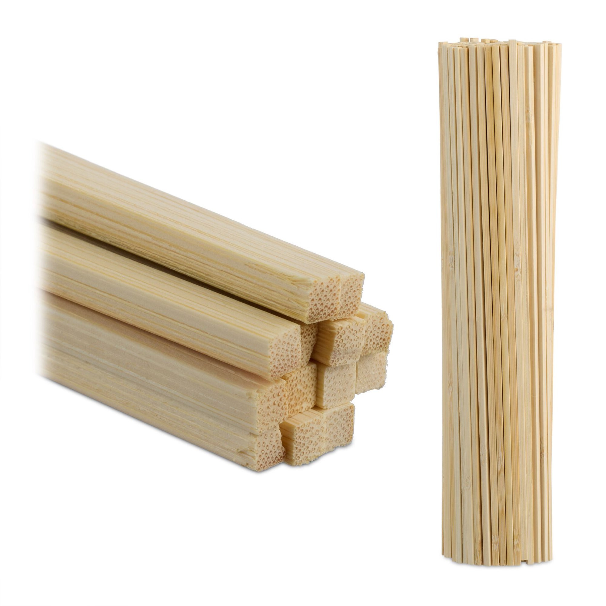conjunto de 200 varas de bambu 30 cm