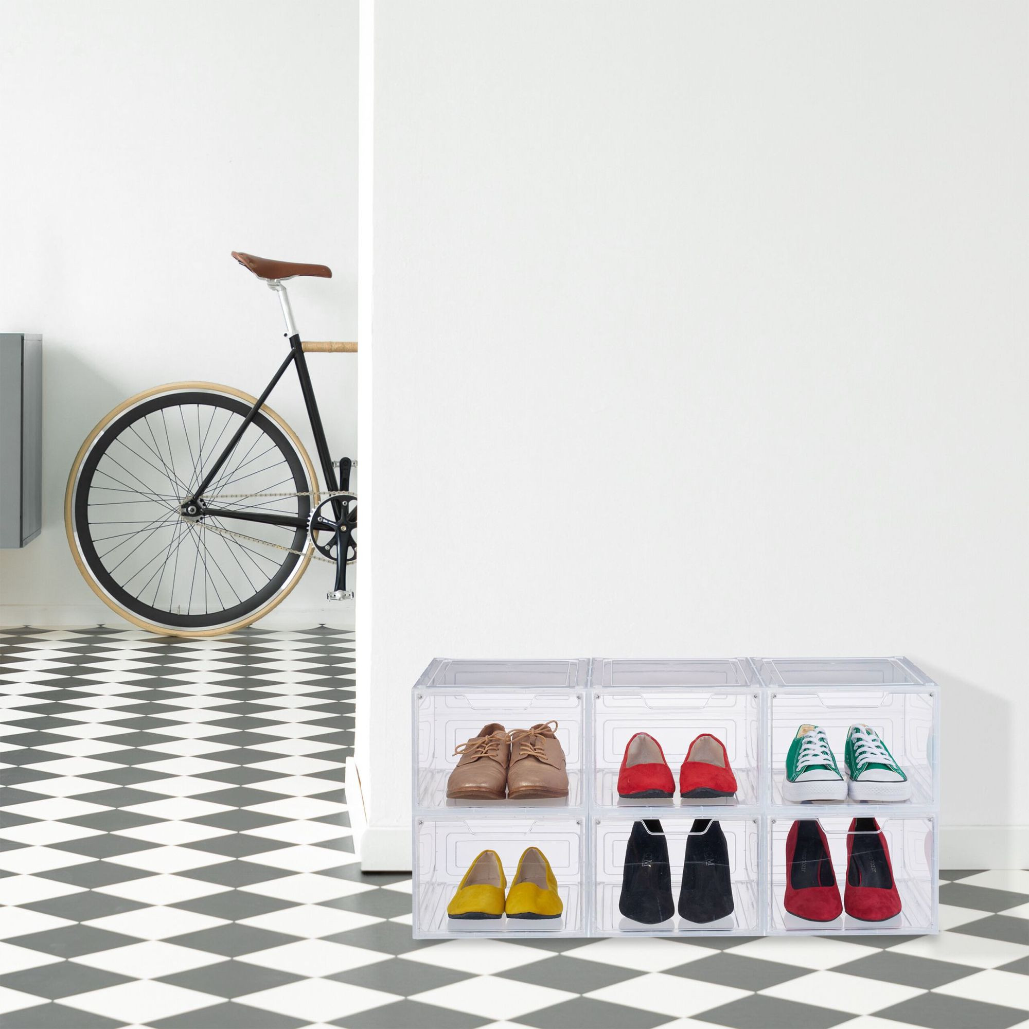 scatole da scarpe da 6 pezzi