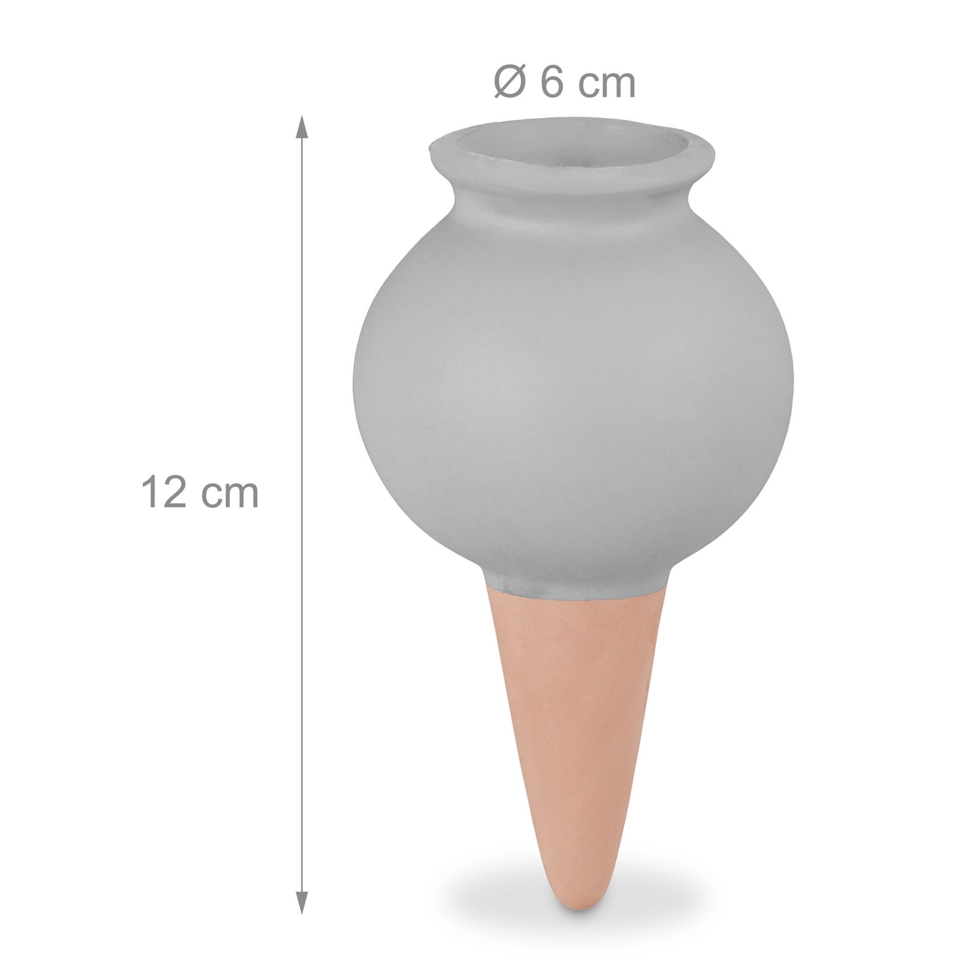 Conjunto de irrigação com 6 pontas de argila