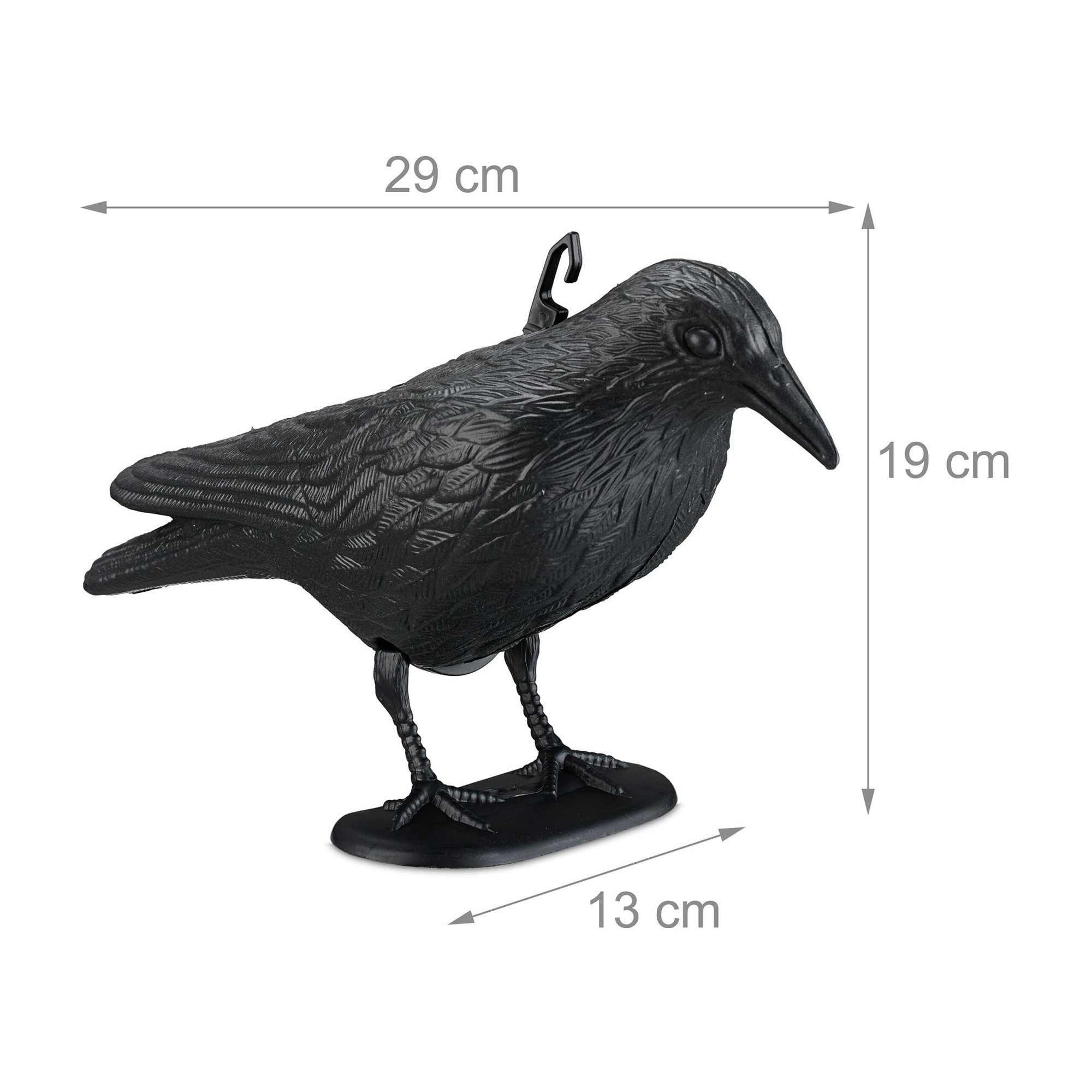 Épouvantail corbeau ensemble de 4