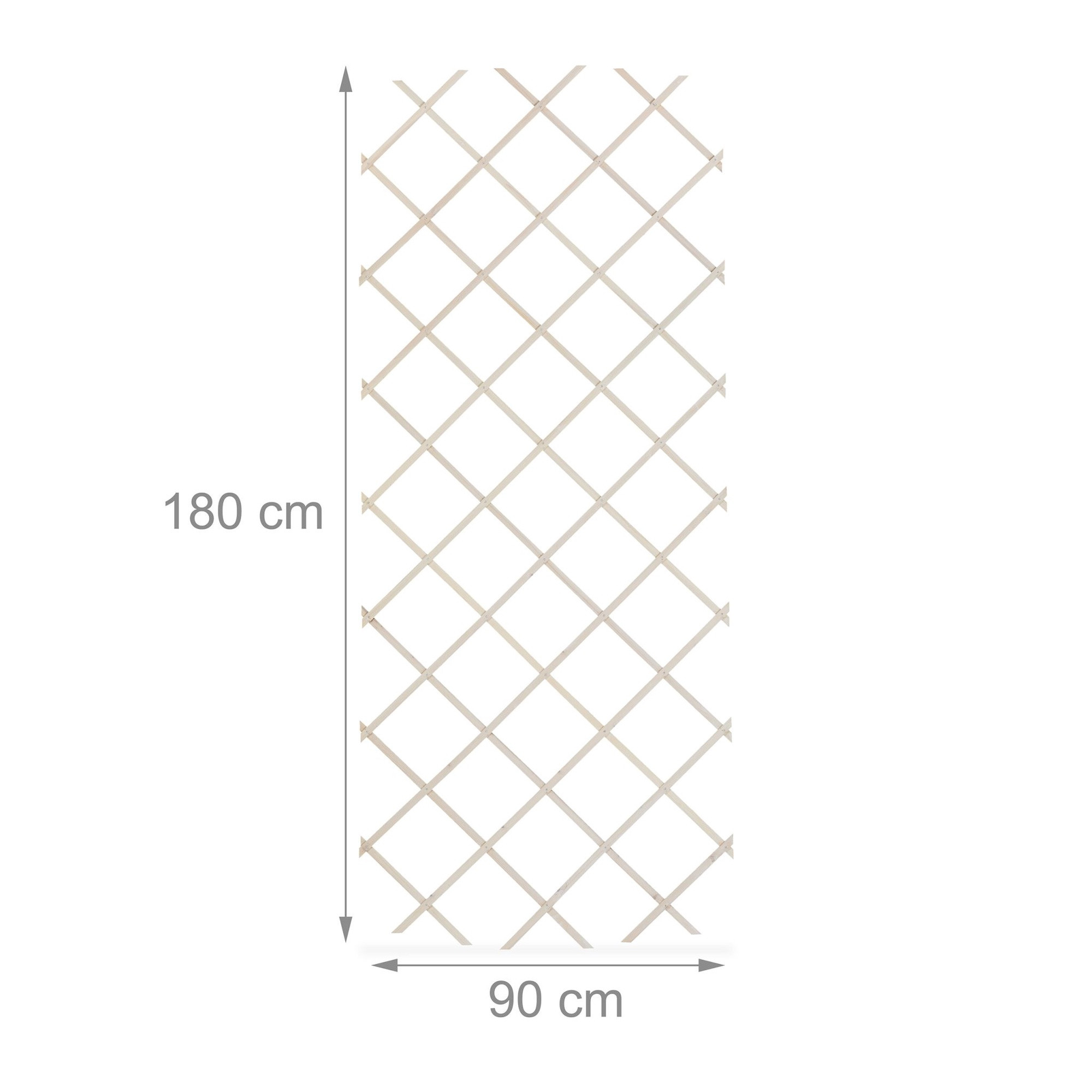 Ensemble de 3 treillis rétractables