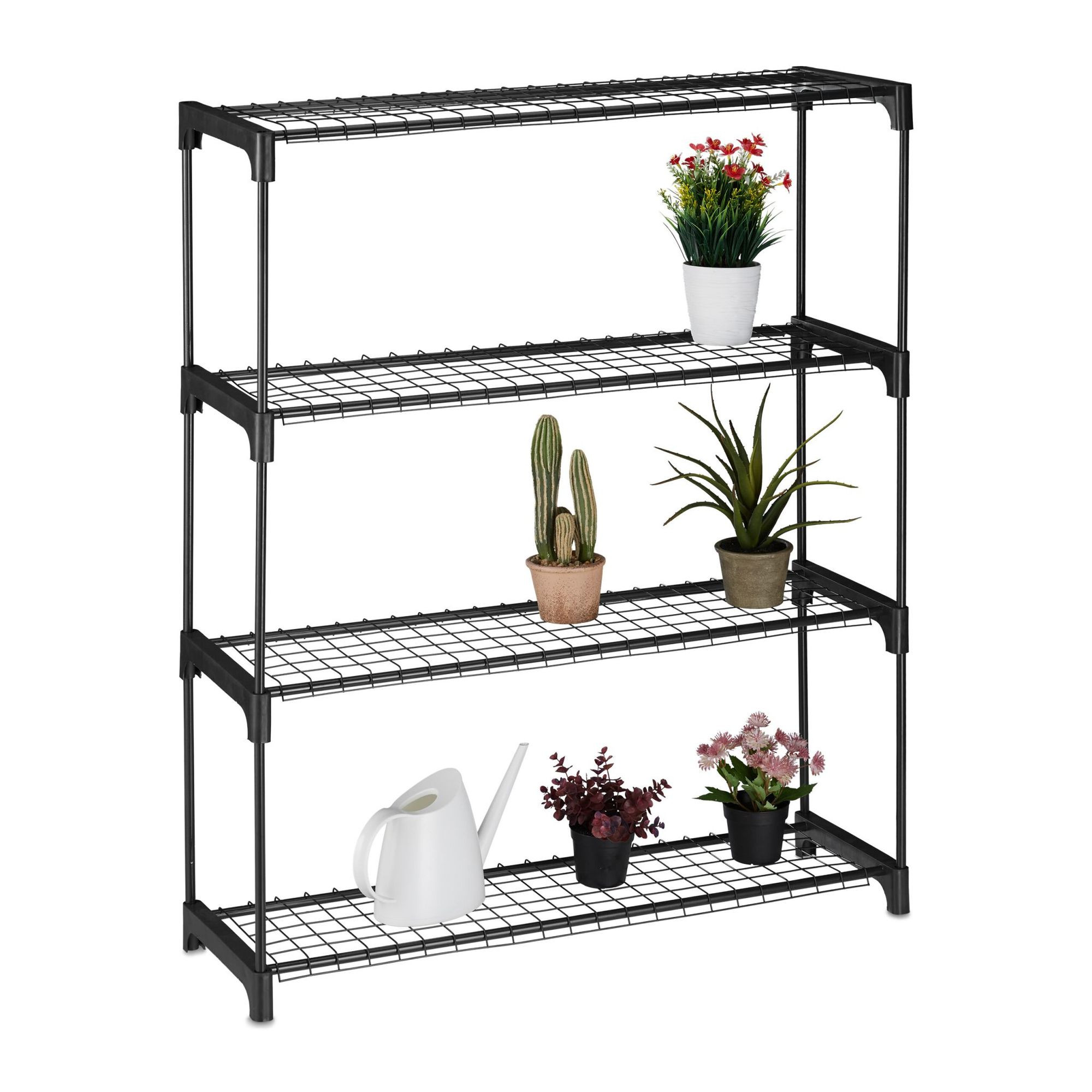 Scaffale per piante con 4 ripiani