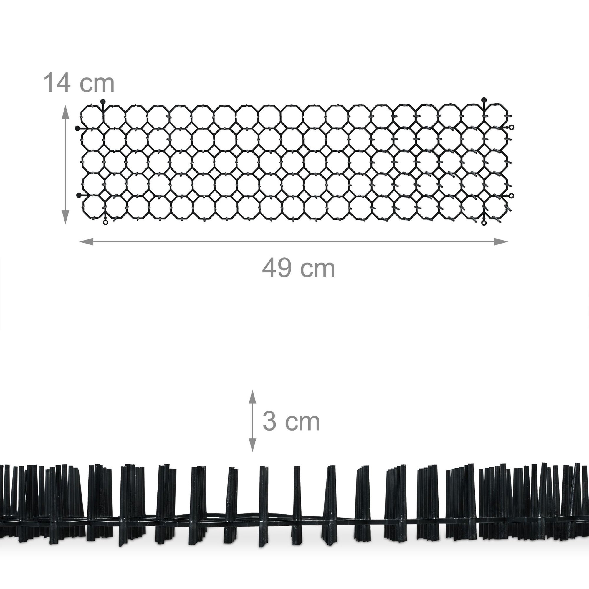 Ensemble de 12 grilles d'épines