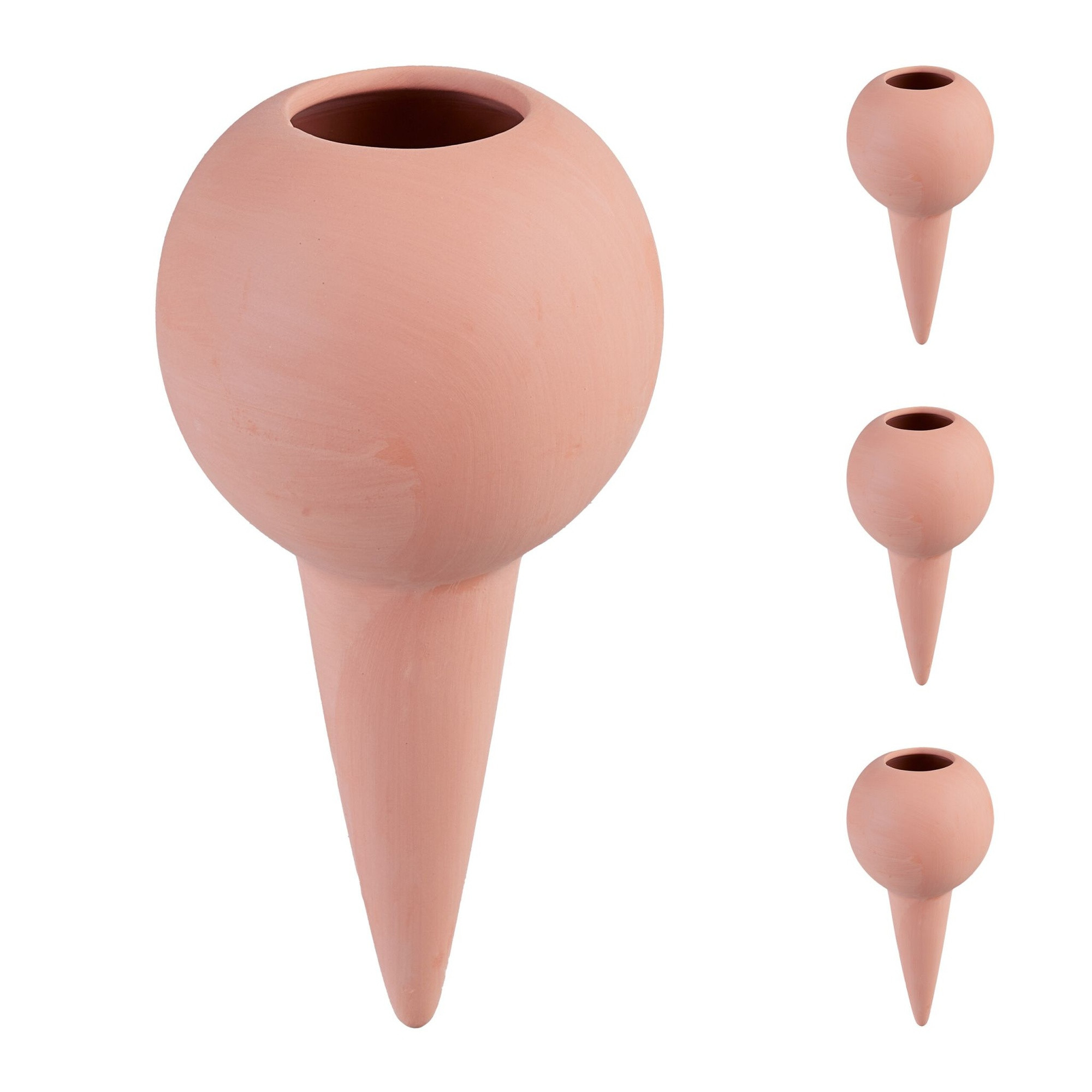 Cono de arcilla para riego set de 4