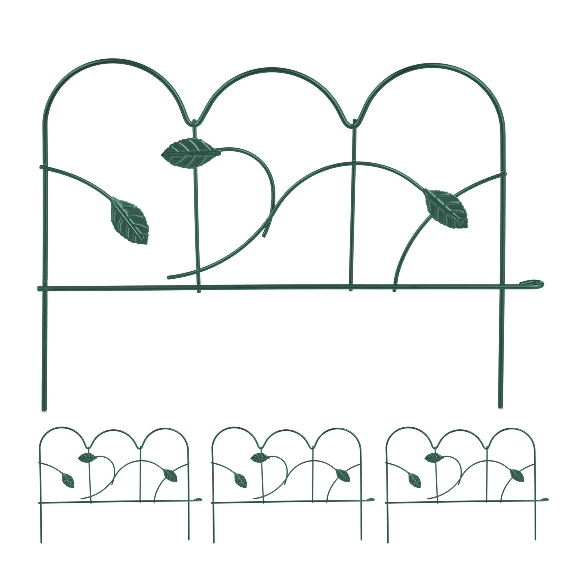 Metal bed edges, 4 pcs