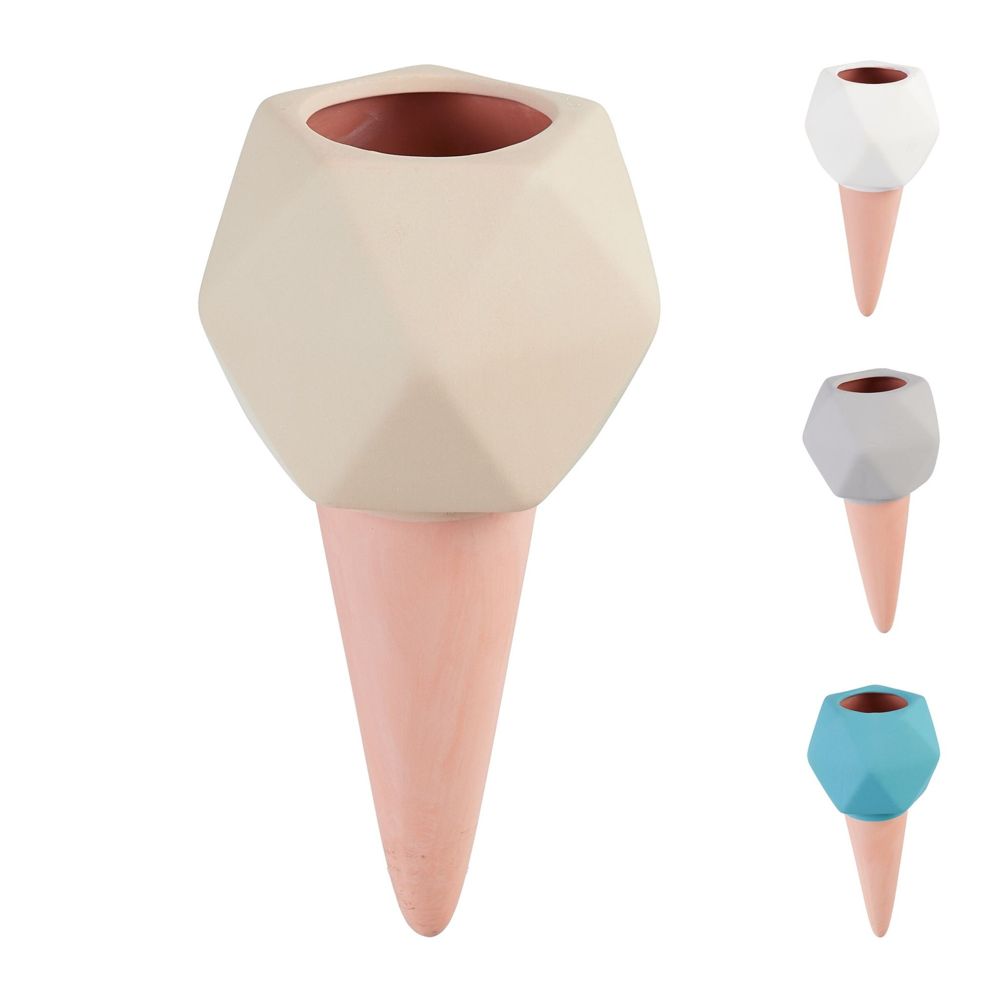 Set van 4 kleikegels