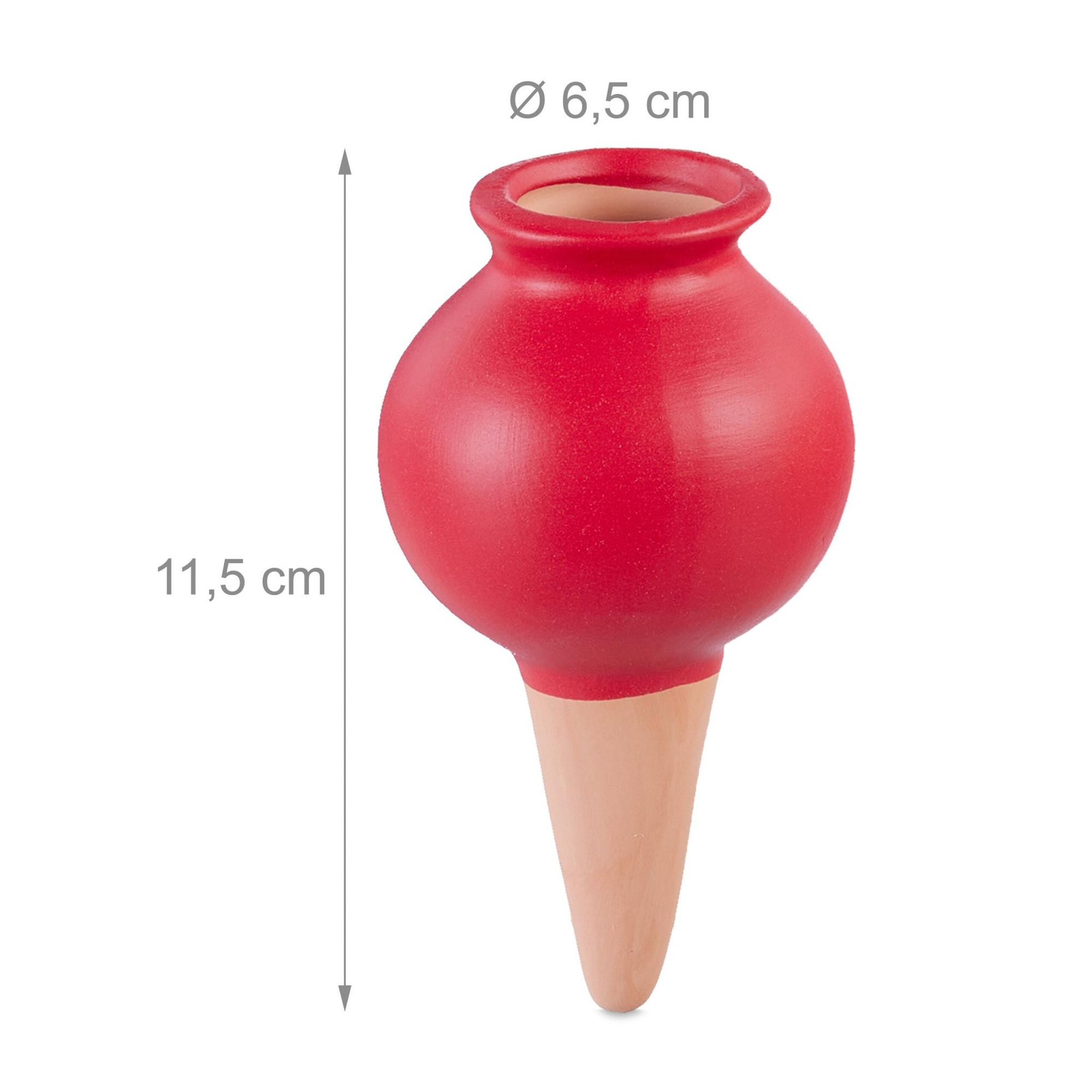 Juego de 4 conos de arcilla