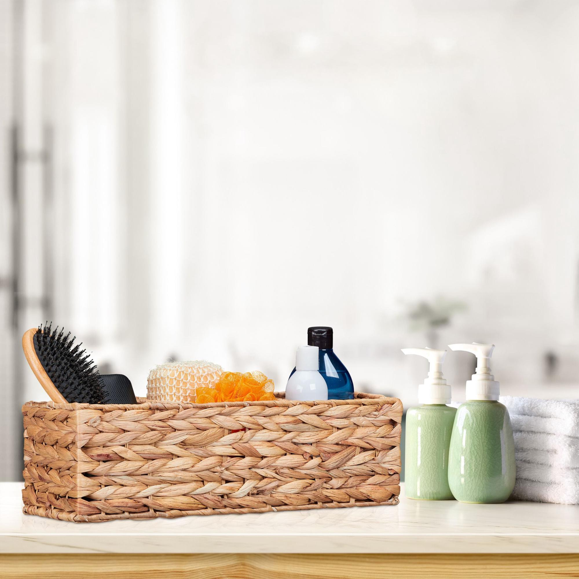 Cesta de almacenamiento con 3 compartimentos