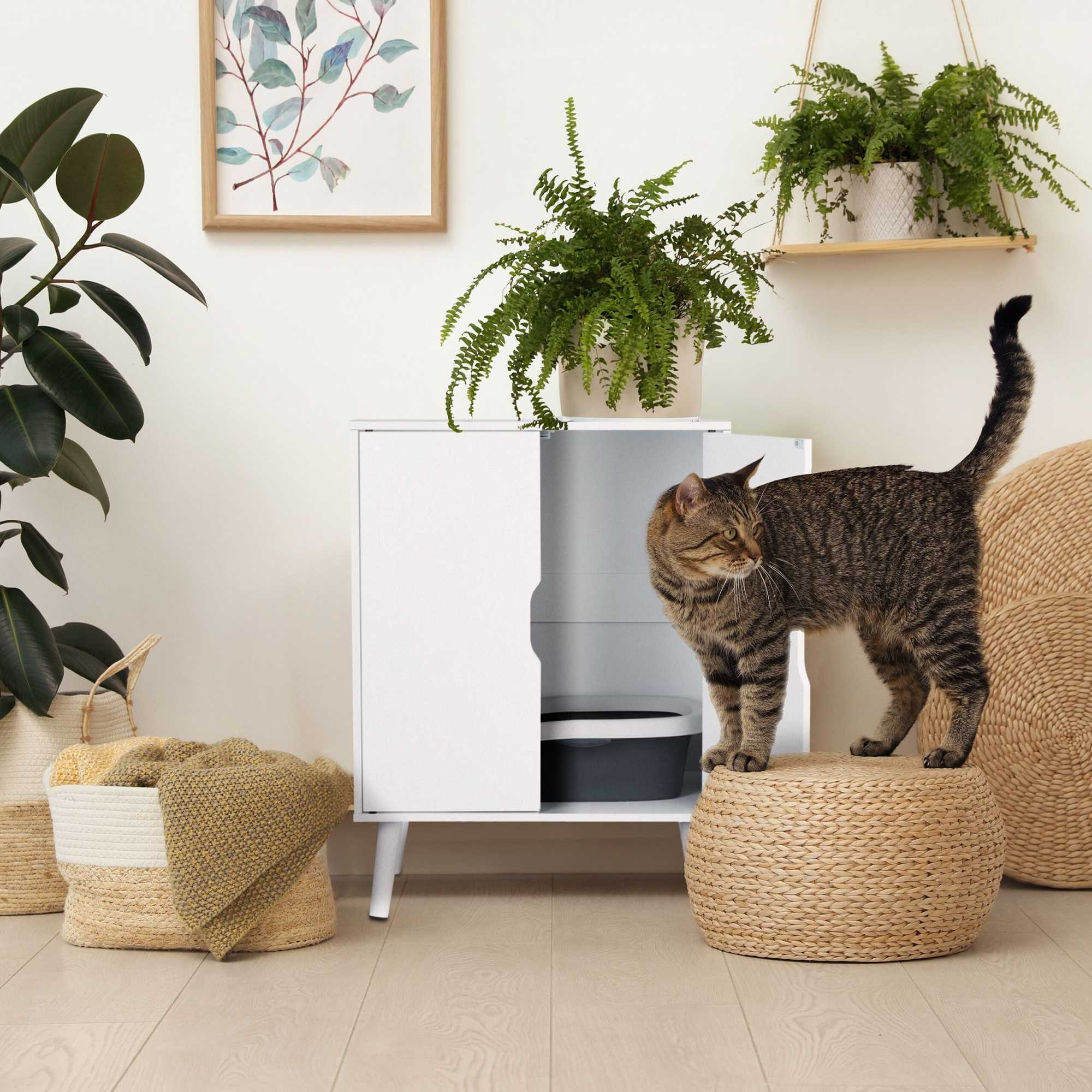 Kattenkast voor kattenbak