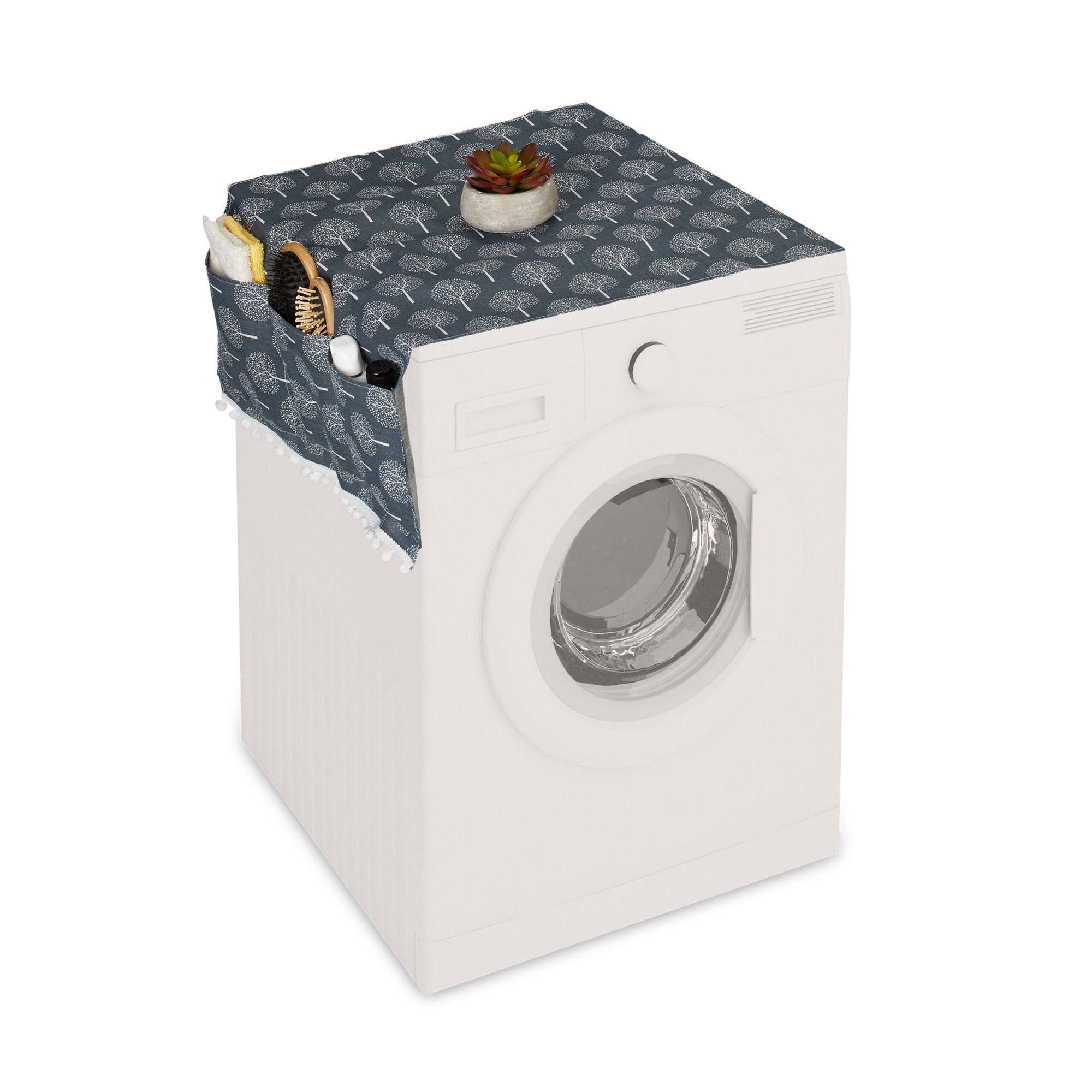Washing machine pad with pockets