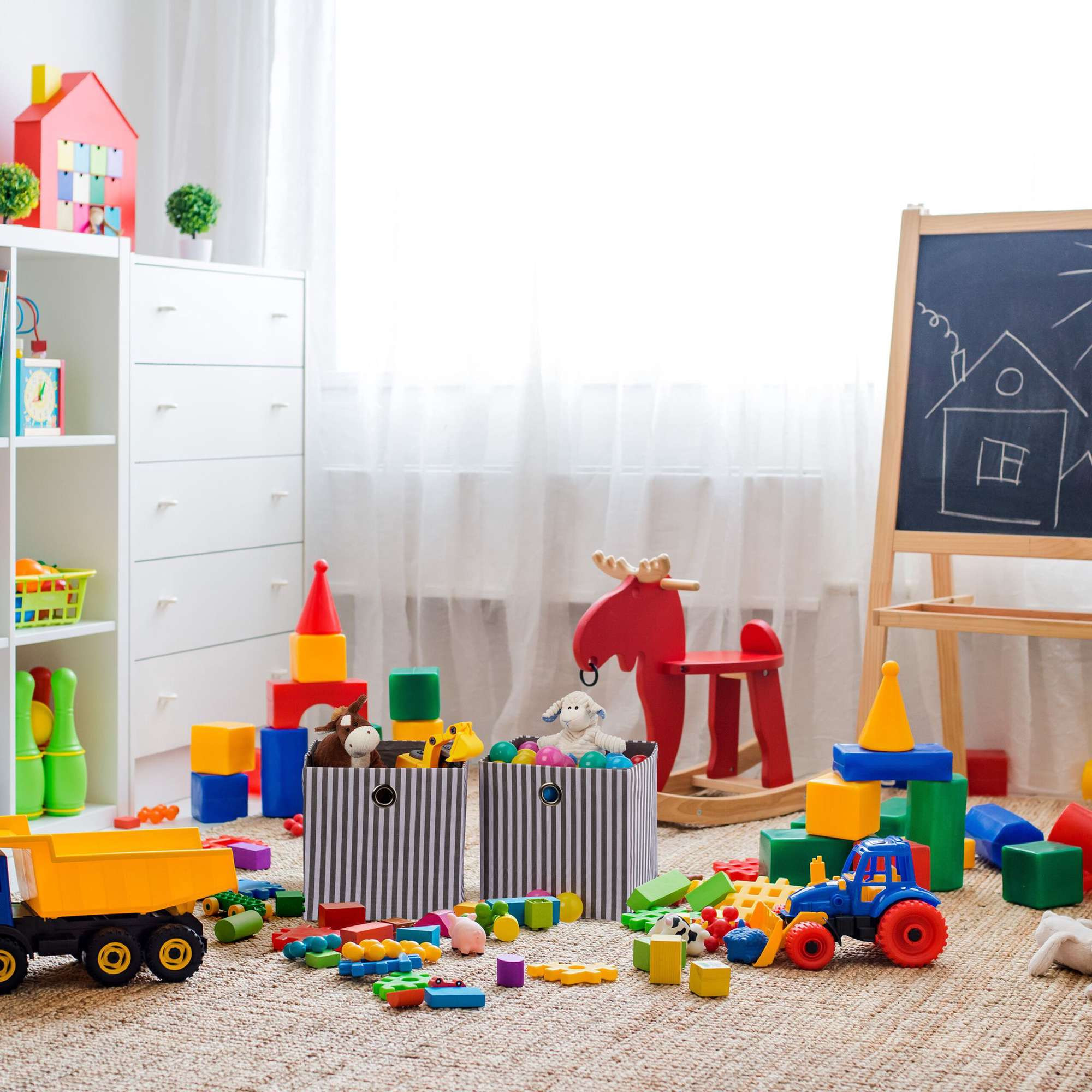 Graue Aufbewahrungsbox 2er Set