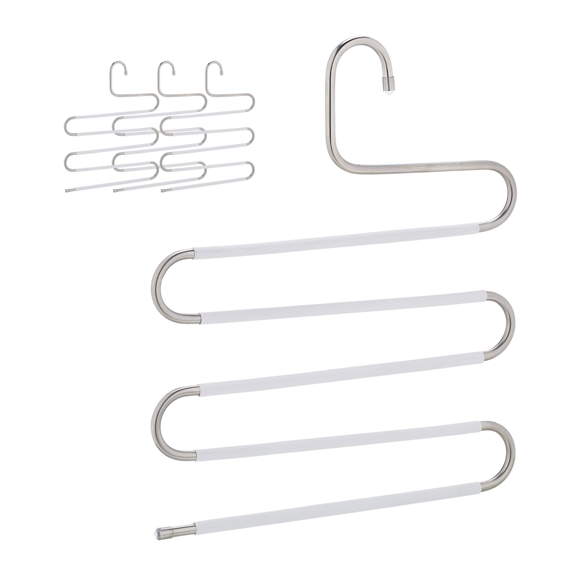 Ensemble de 4 cintres pour pantalons multiples