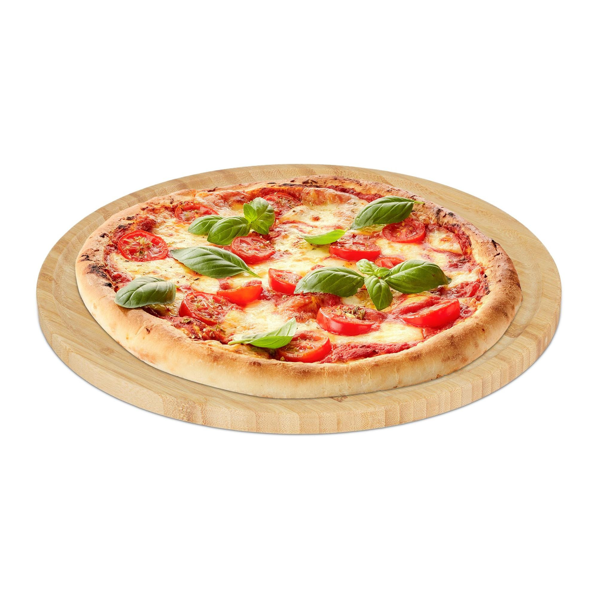 Prato de pizza de bambu 32 cm