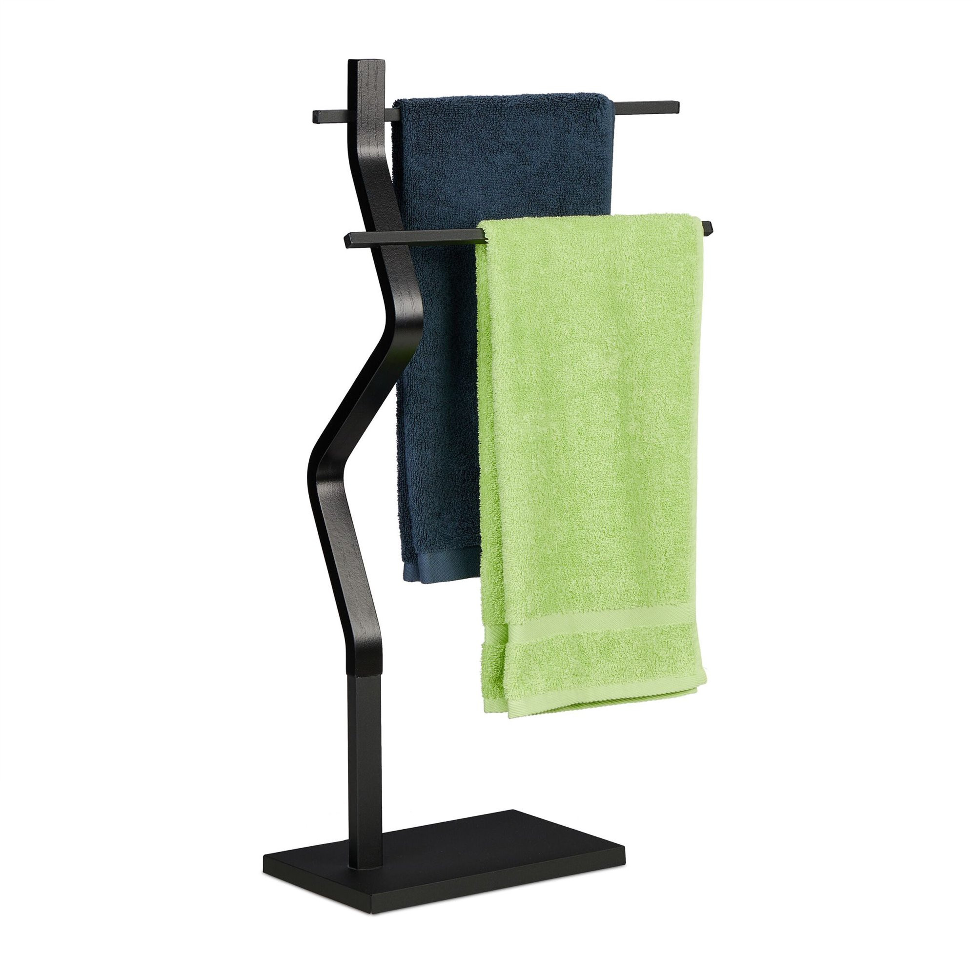 Handdoekhanger met gebogen design