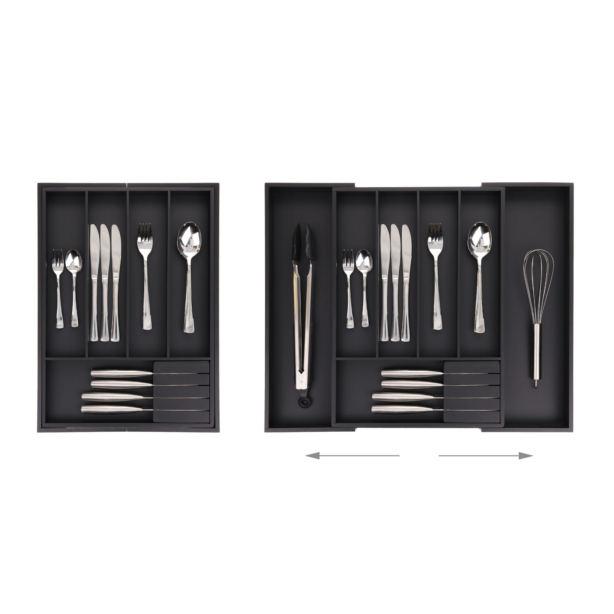 Range-couverts extensible en bambou