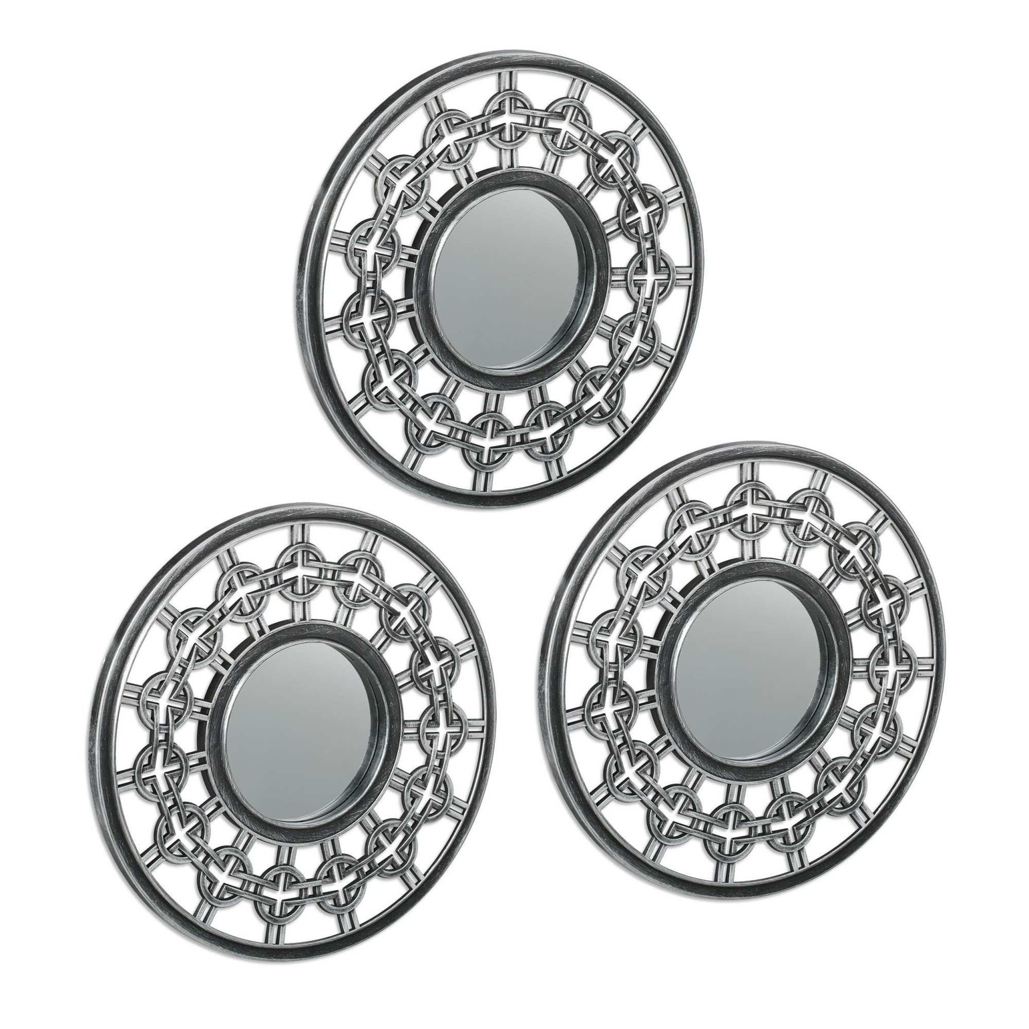 Ensemble de 3 miroirs décoratifs