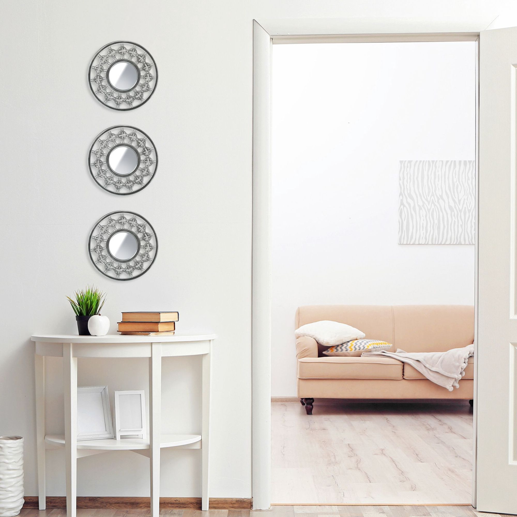Ensemble de 3 miroirs décoratifs