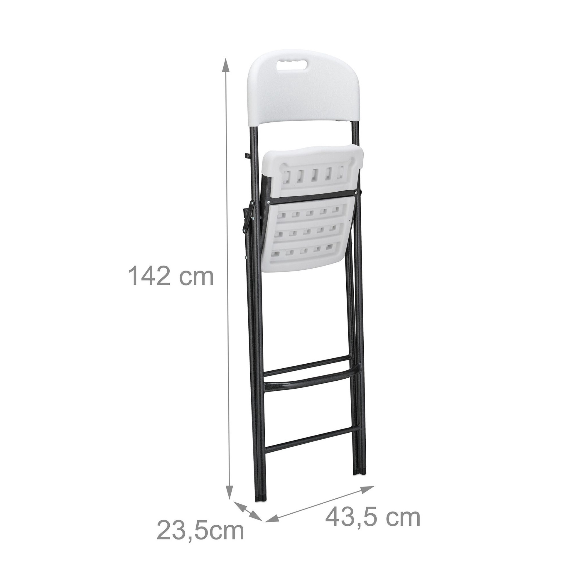 Lot de 2 tabourets de bar pliants