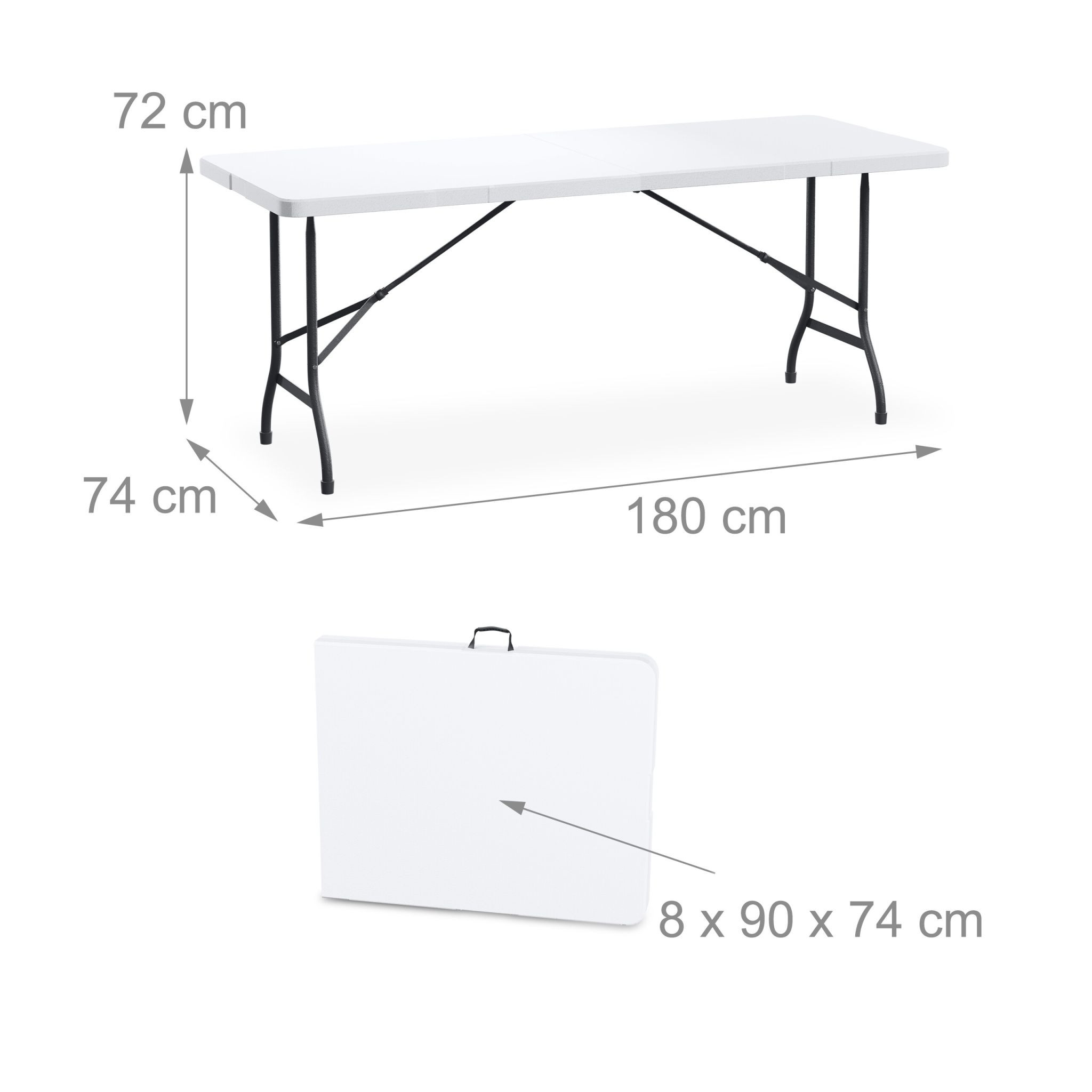 Opklapbare tuintafel