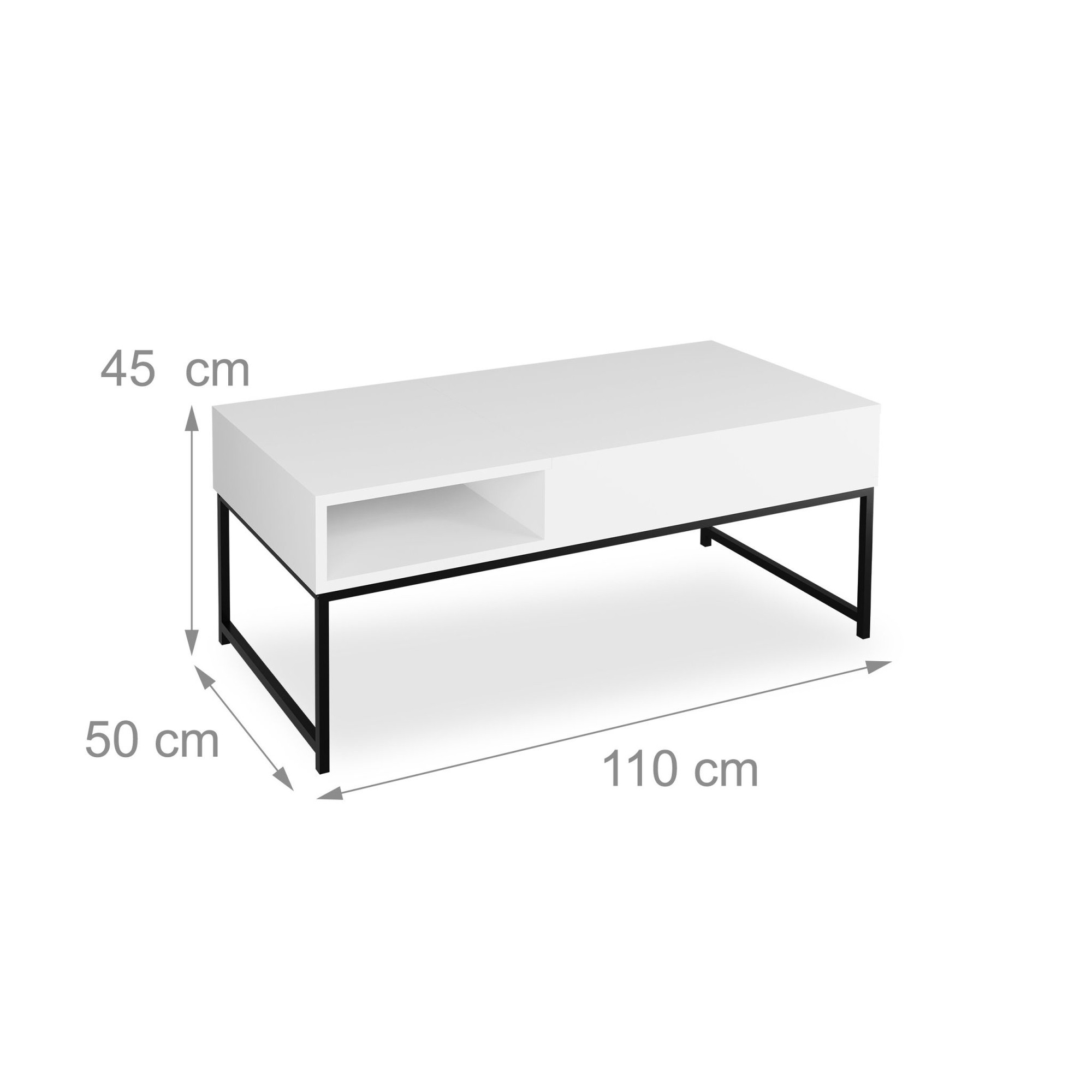 Mesa de centro dobrável