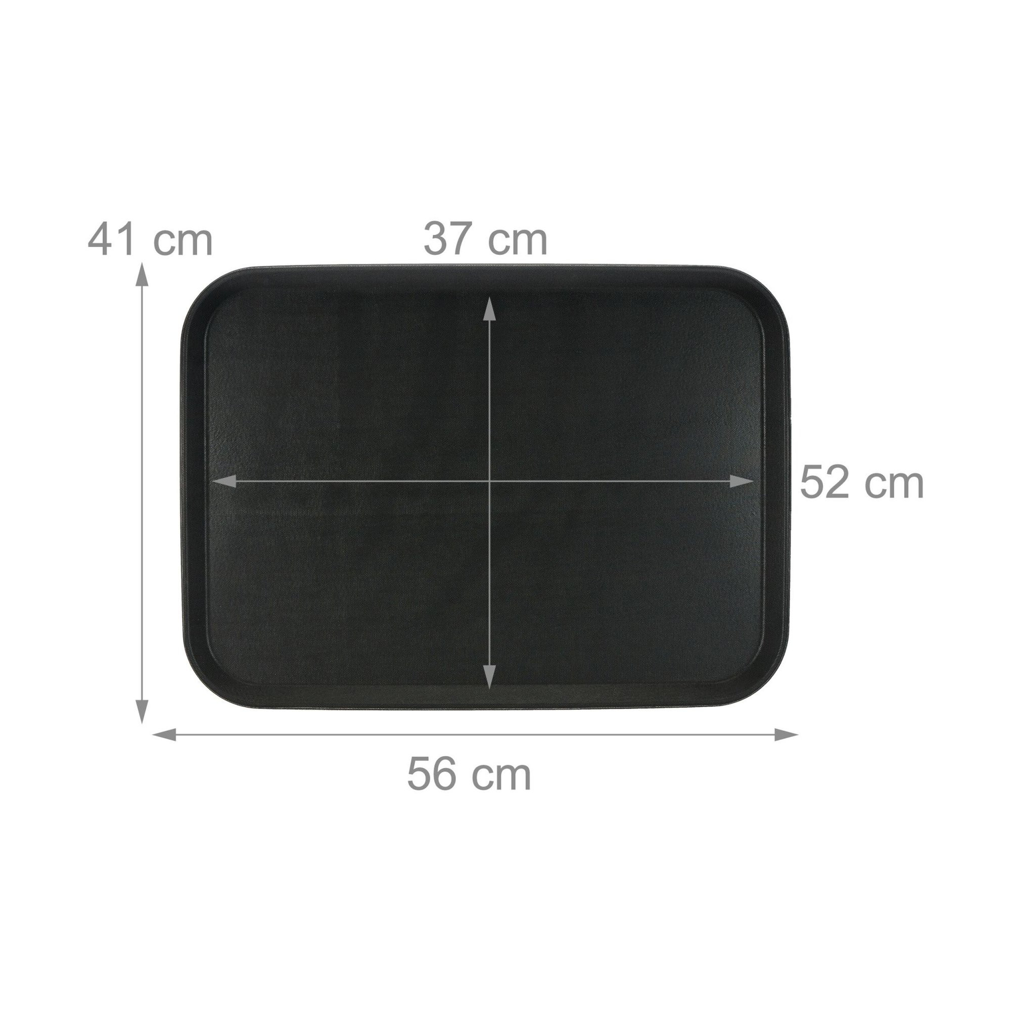 2er-Set Serviertabletts 56 x 41 cm