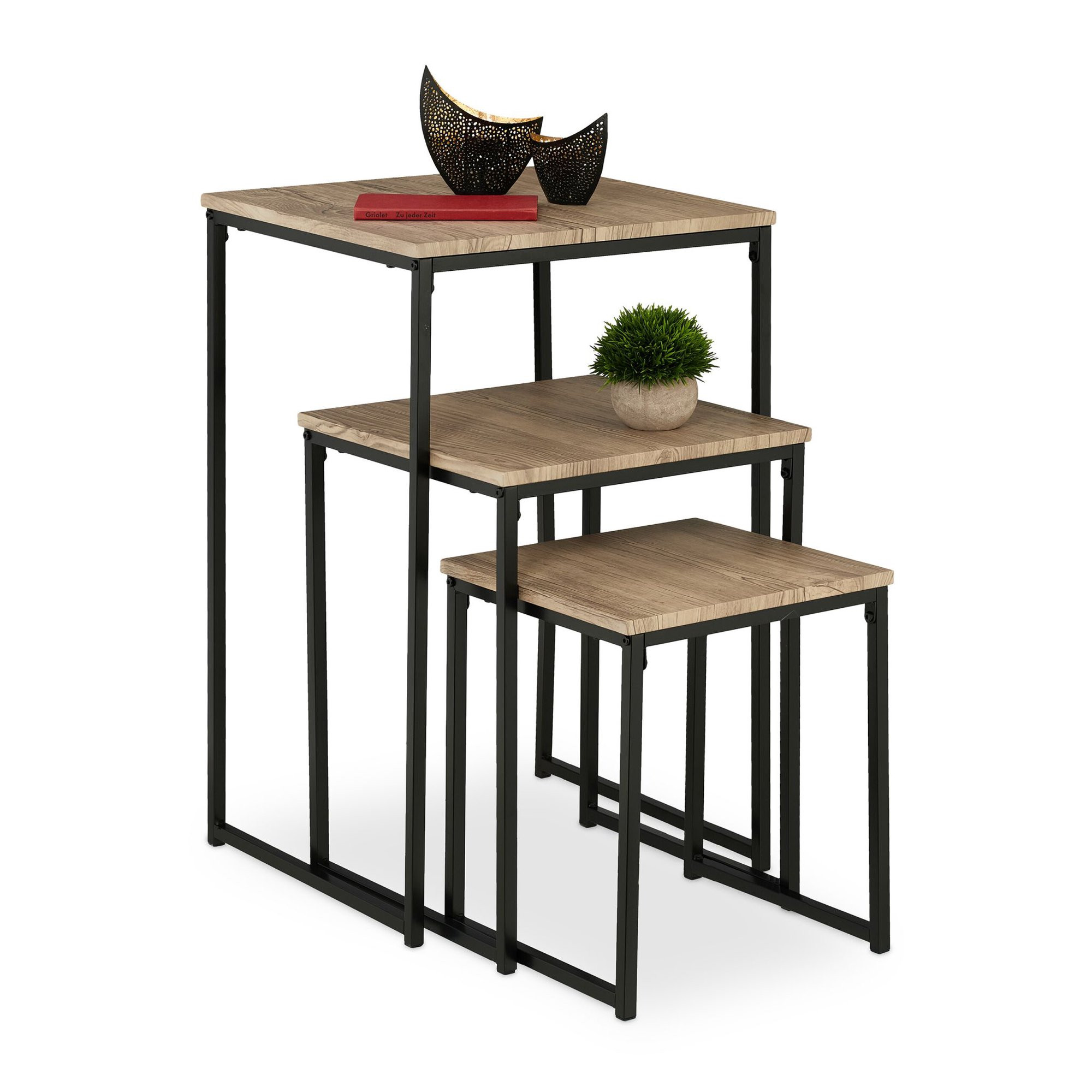 Ensemble de 3 tables d'appoint