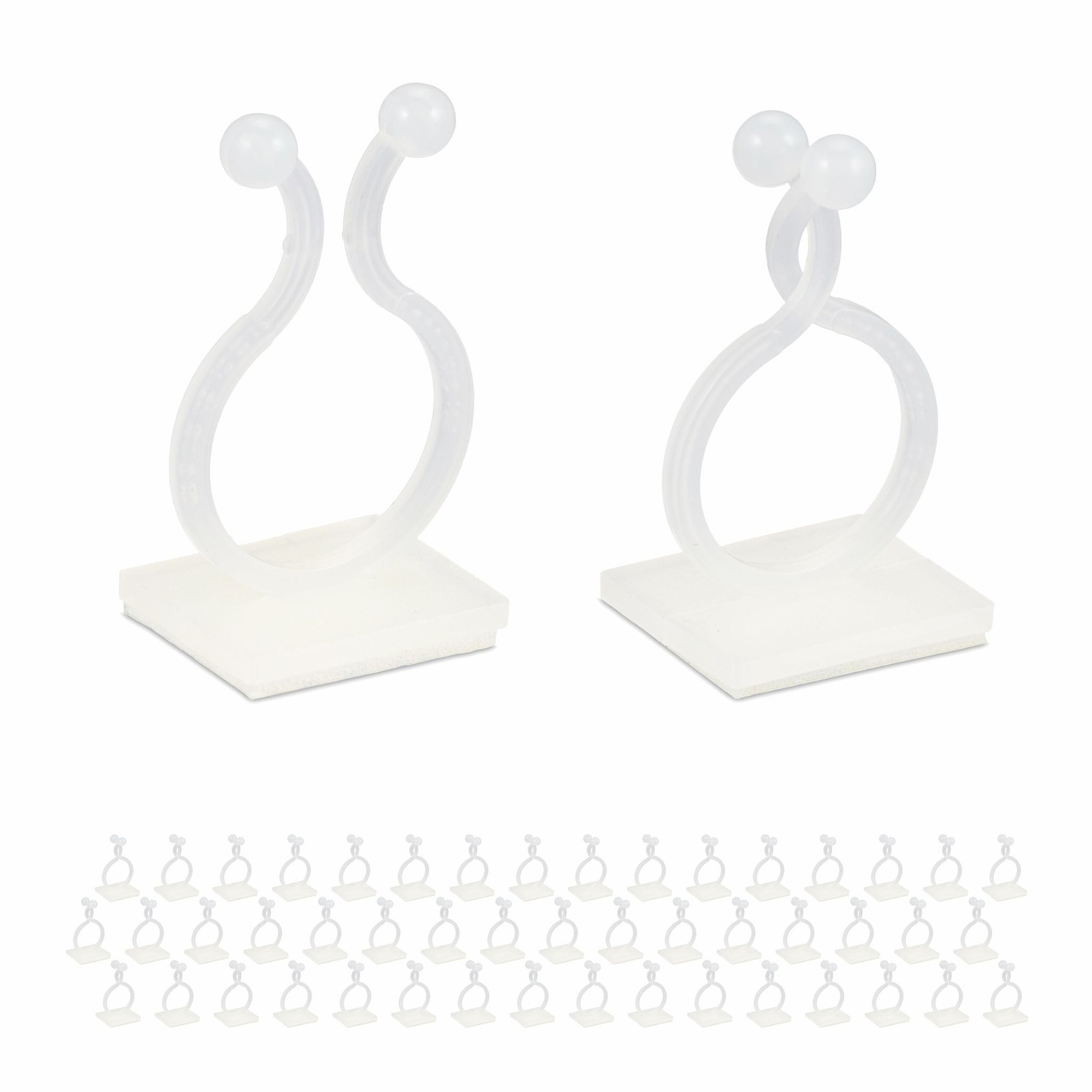 Clip autoadesive per piante in set da 240 pezzi