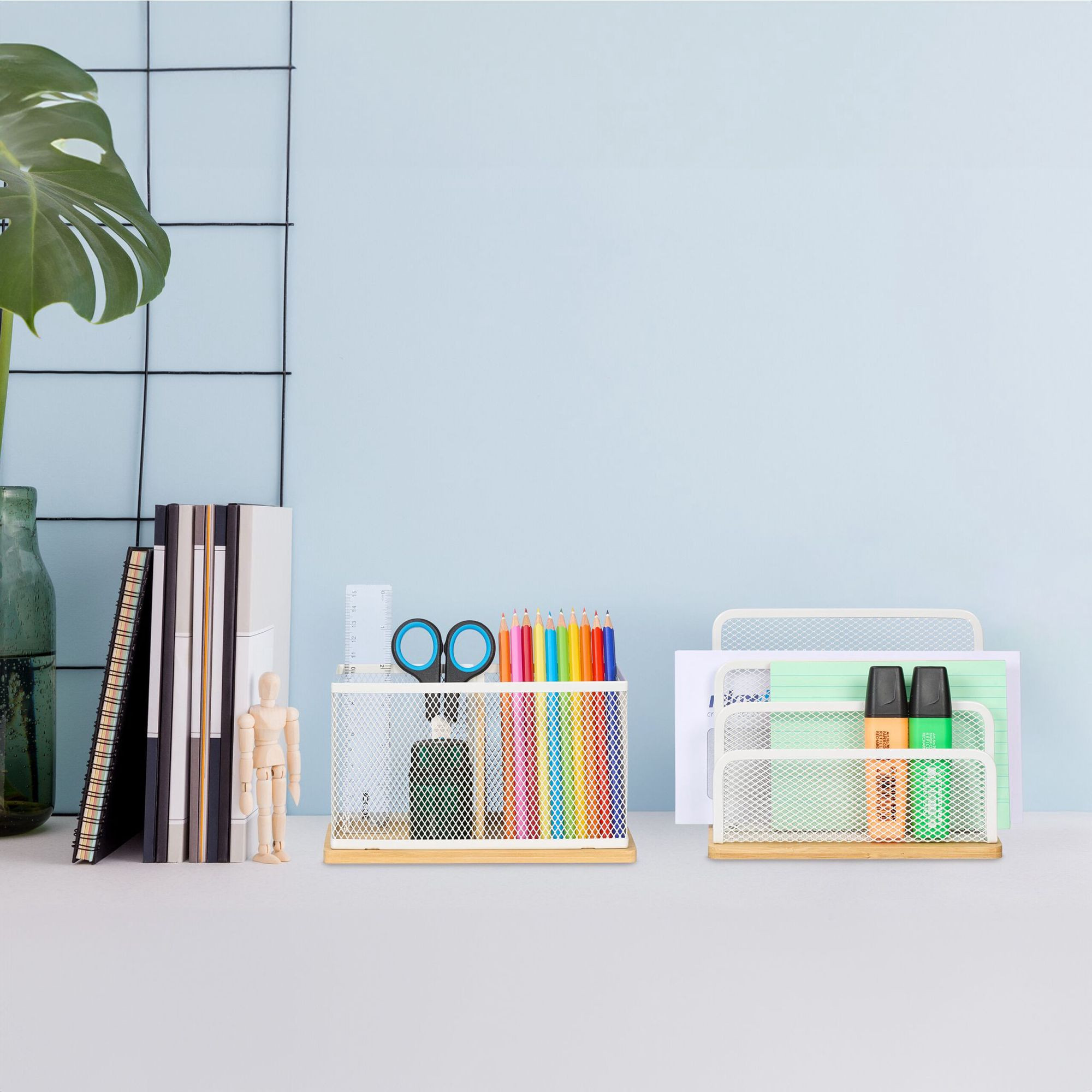 Ensemble de rangement de bureau 2 pièces