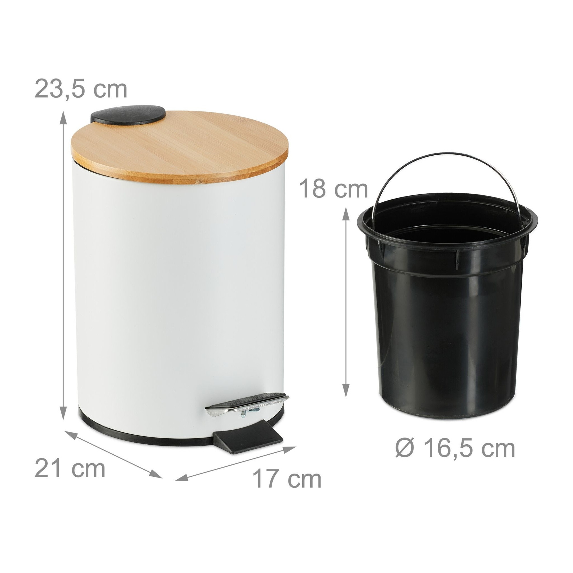 Balde para cosméticos 3 litros