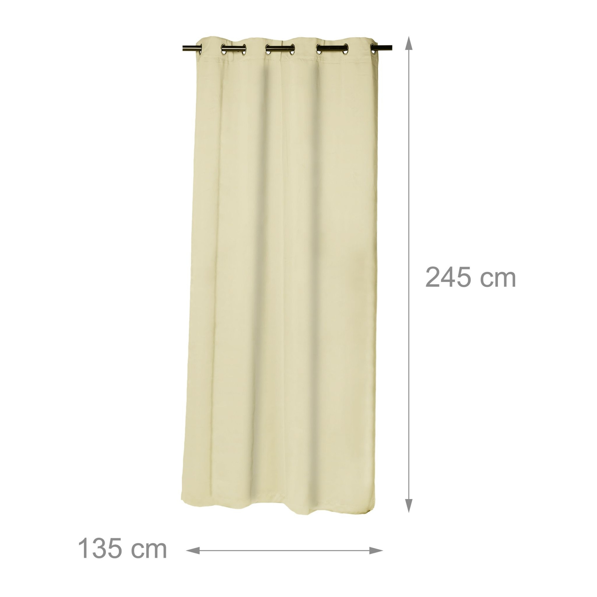 Juego de cortinas de 2.