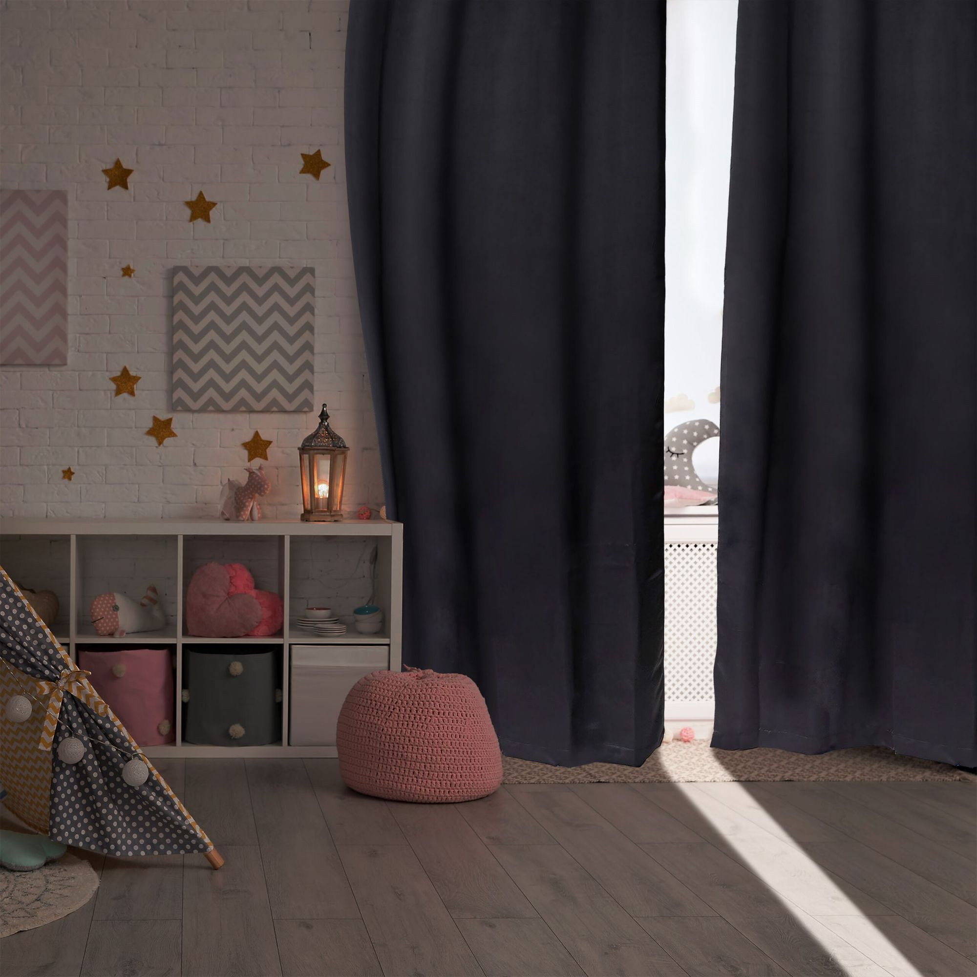 Juego de cortinas de 2.
