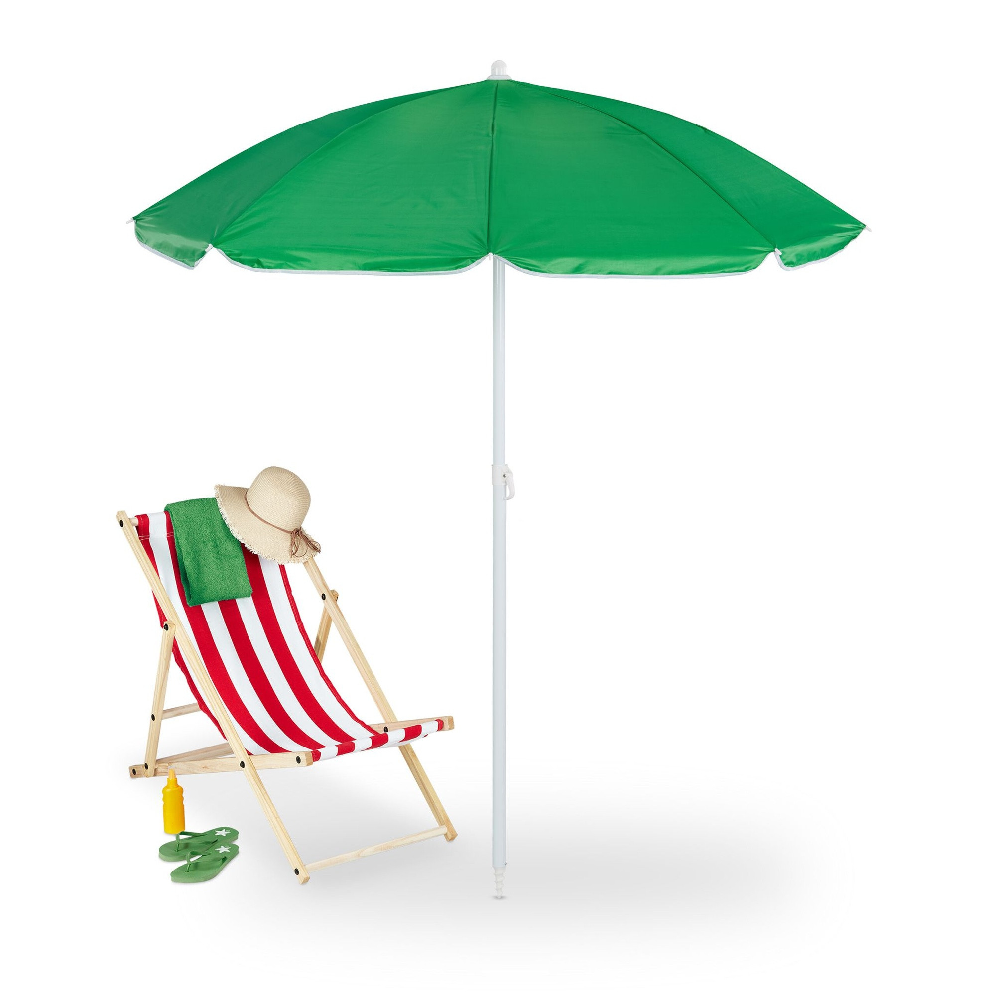 Parasol vert 160 cm