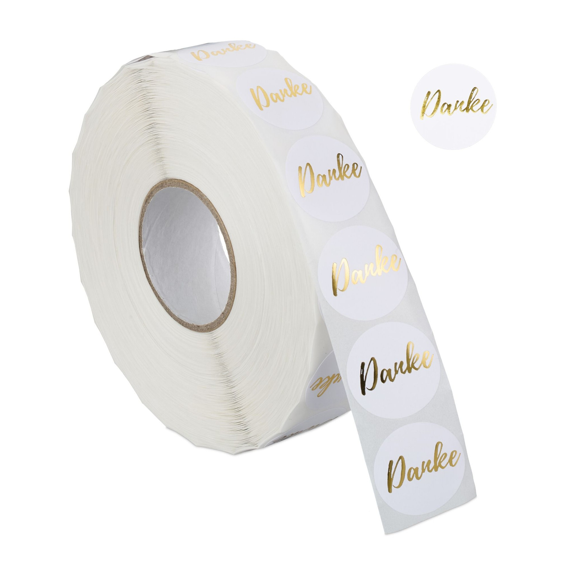 Bedankt sticker 2500 stuks