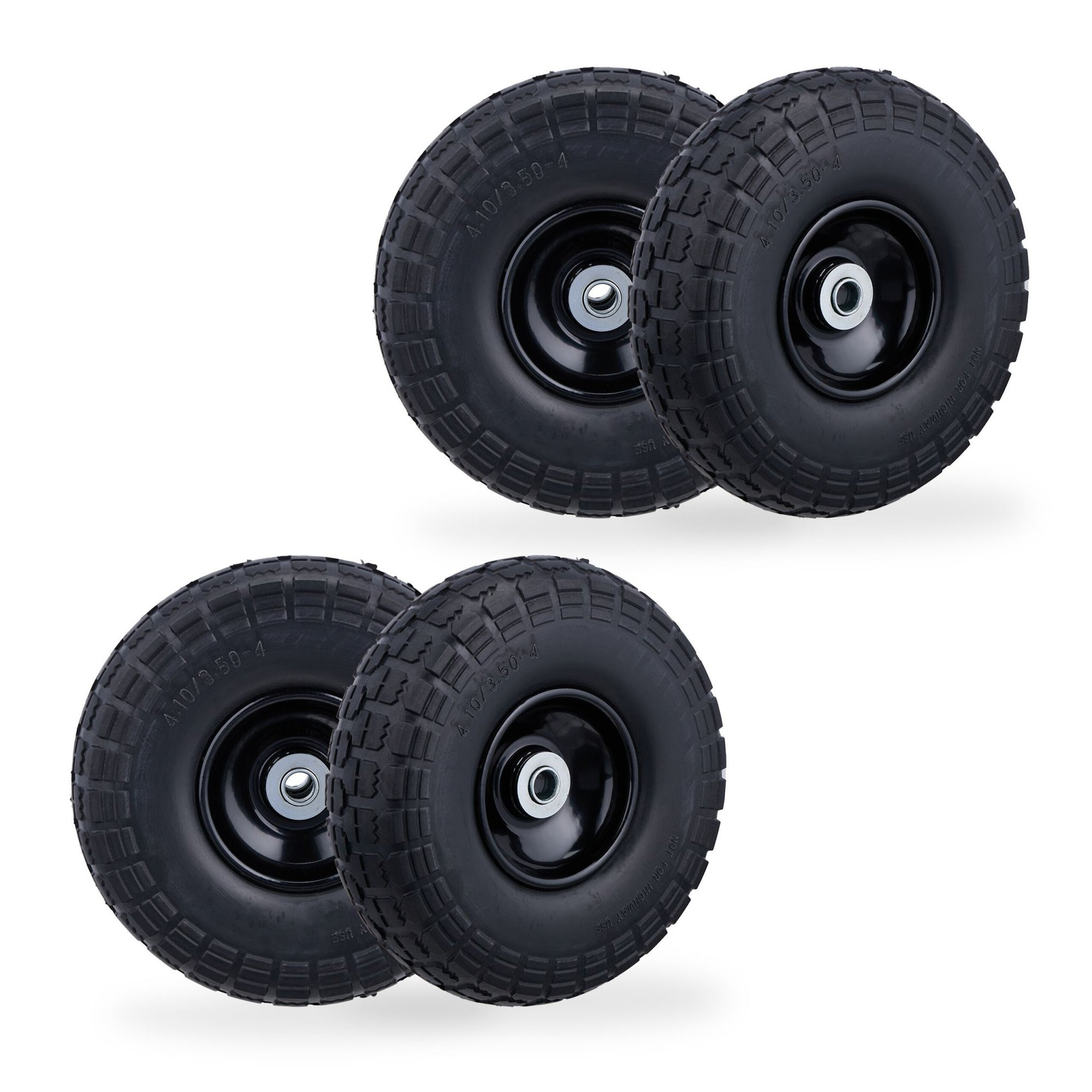 Roda pick-up PU em conjunto de 4