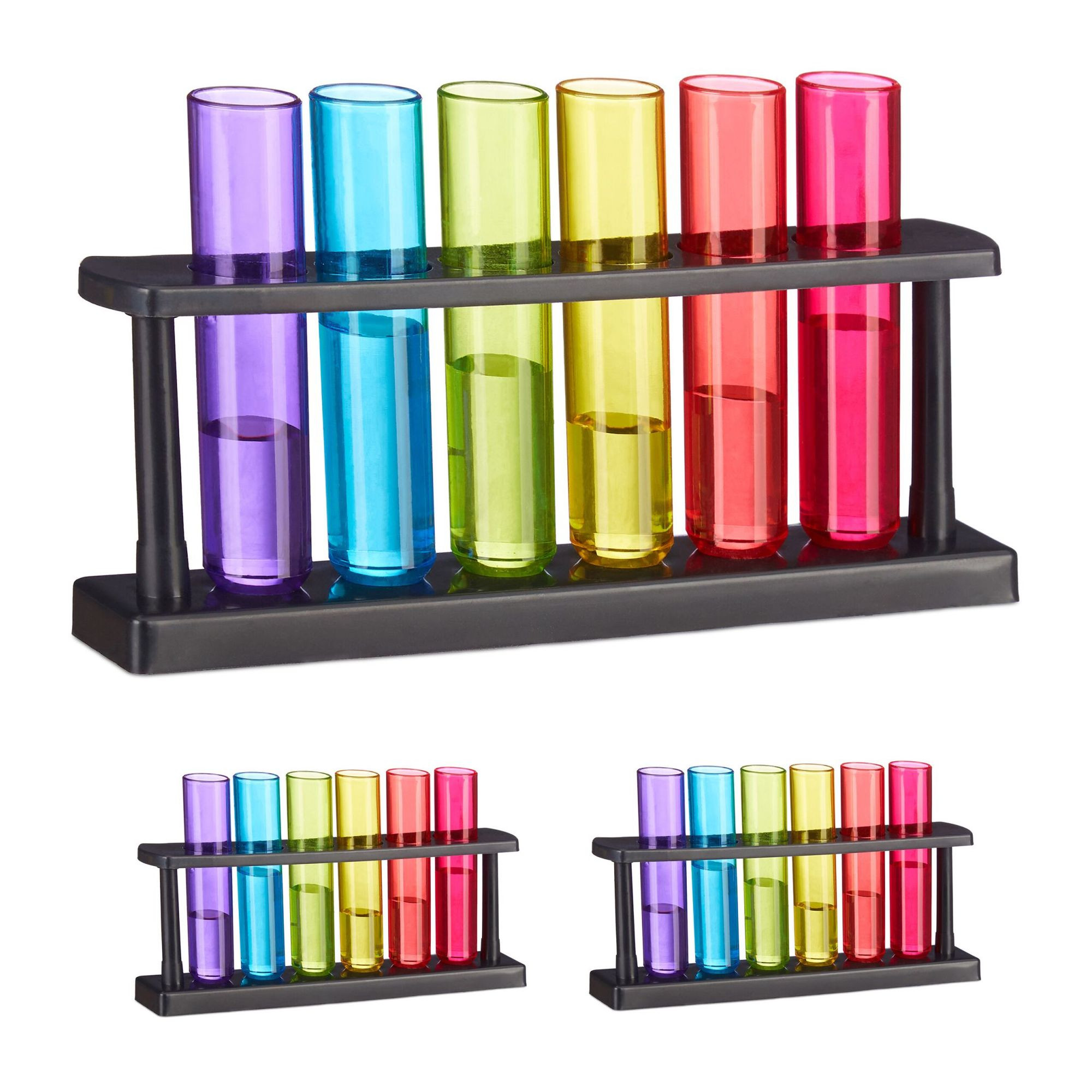 Set di 18 bicchierini per provette