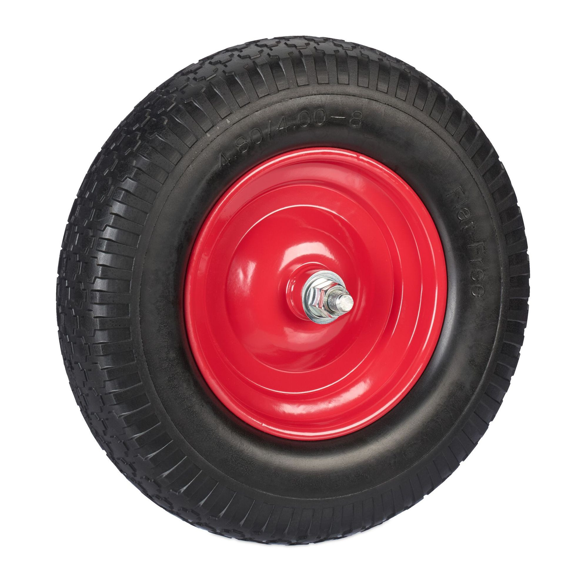 Roue pour brouette 4.00-8 avec axe