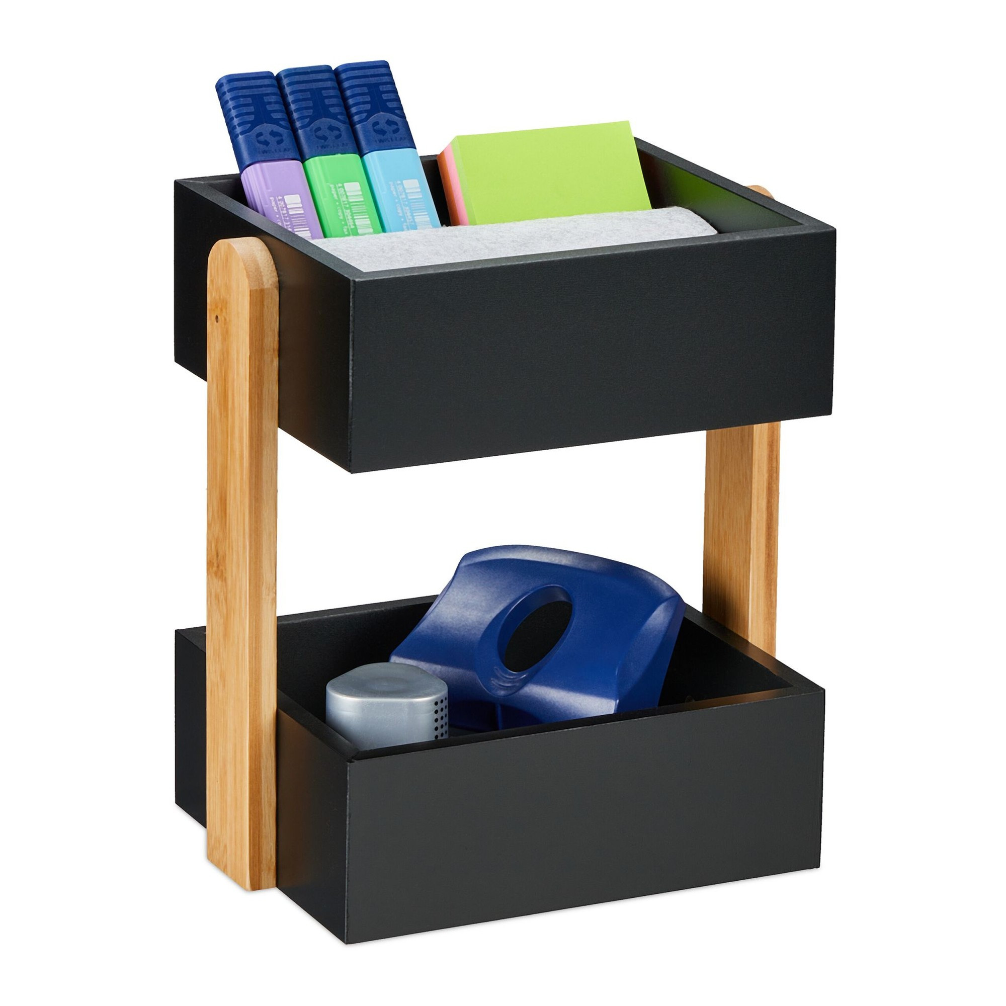Organisation de bureau 2 compartiments