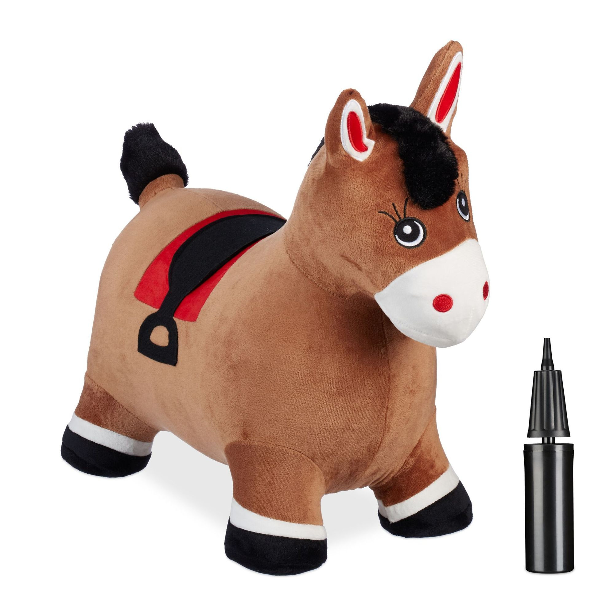 Springpferd mit Mütze