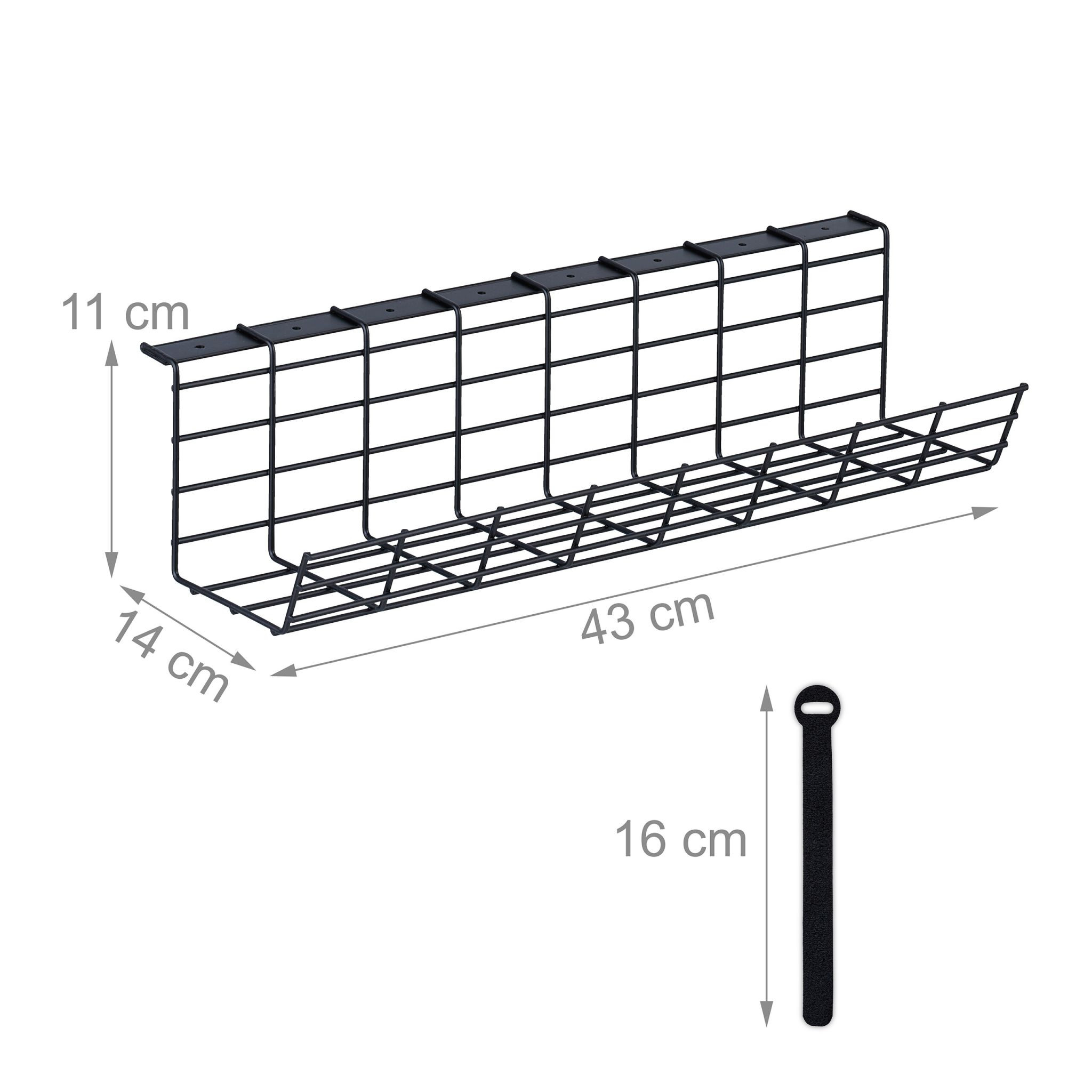 Duto de cabos para mesa conjunto de 2