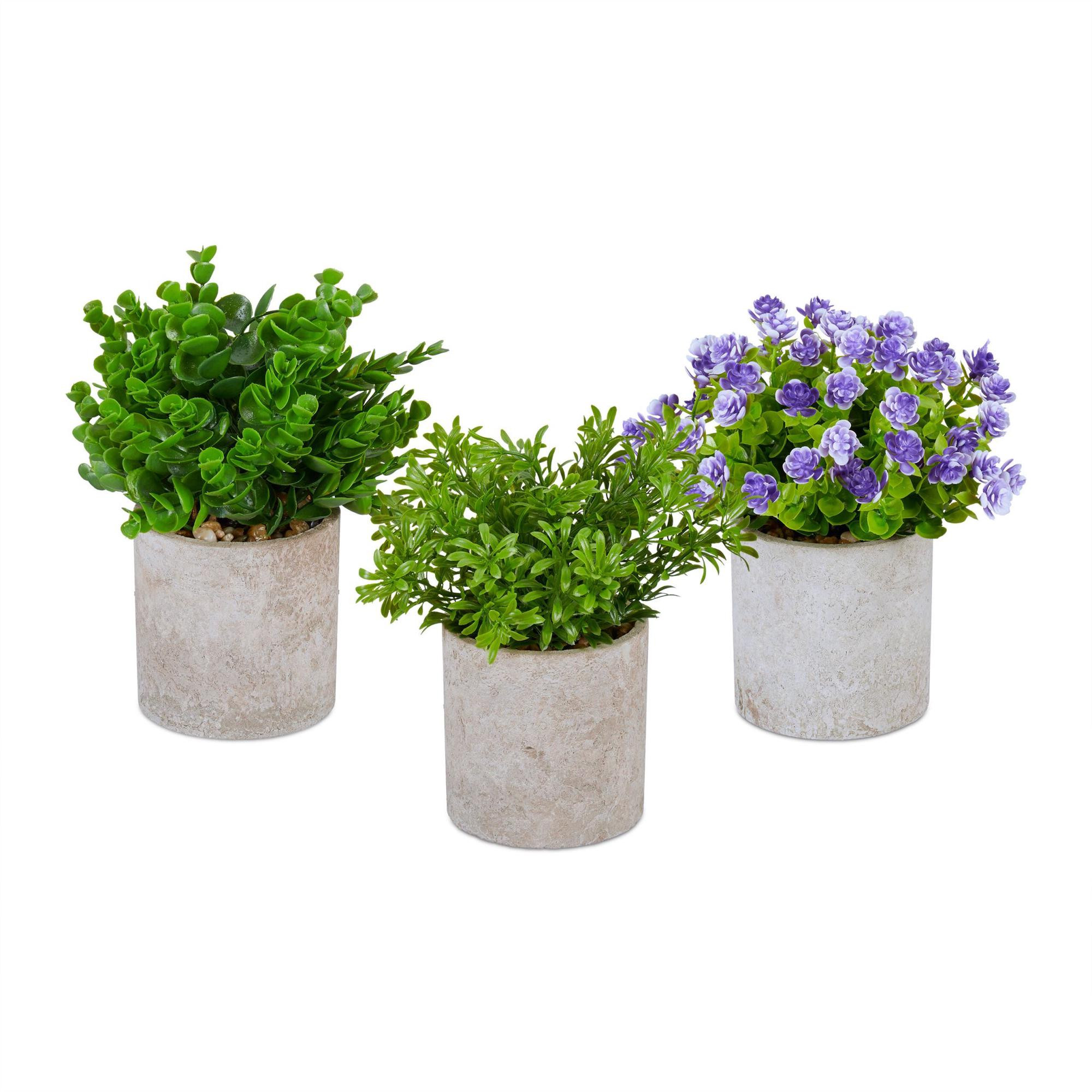 Kunstplantenset van 3