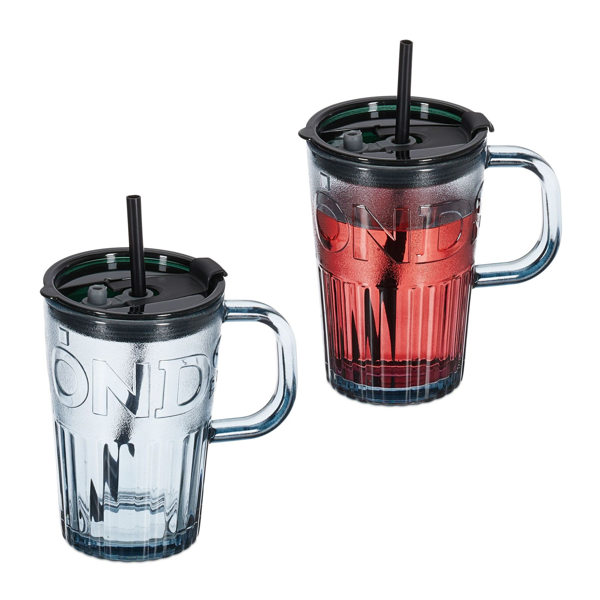 Conjunto de 2 copos com alças