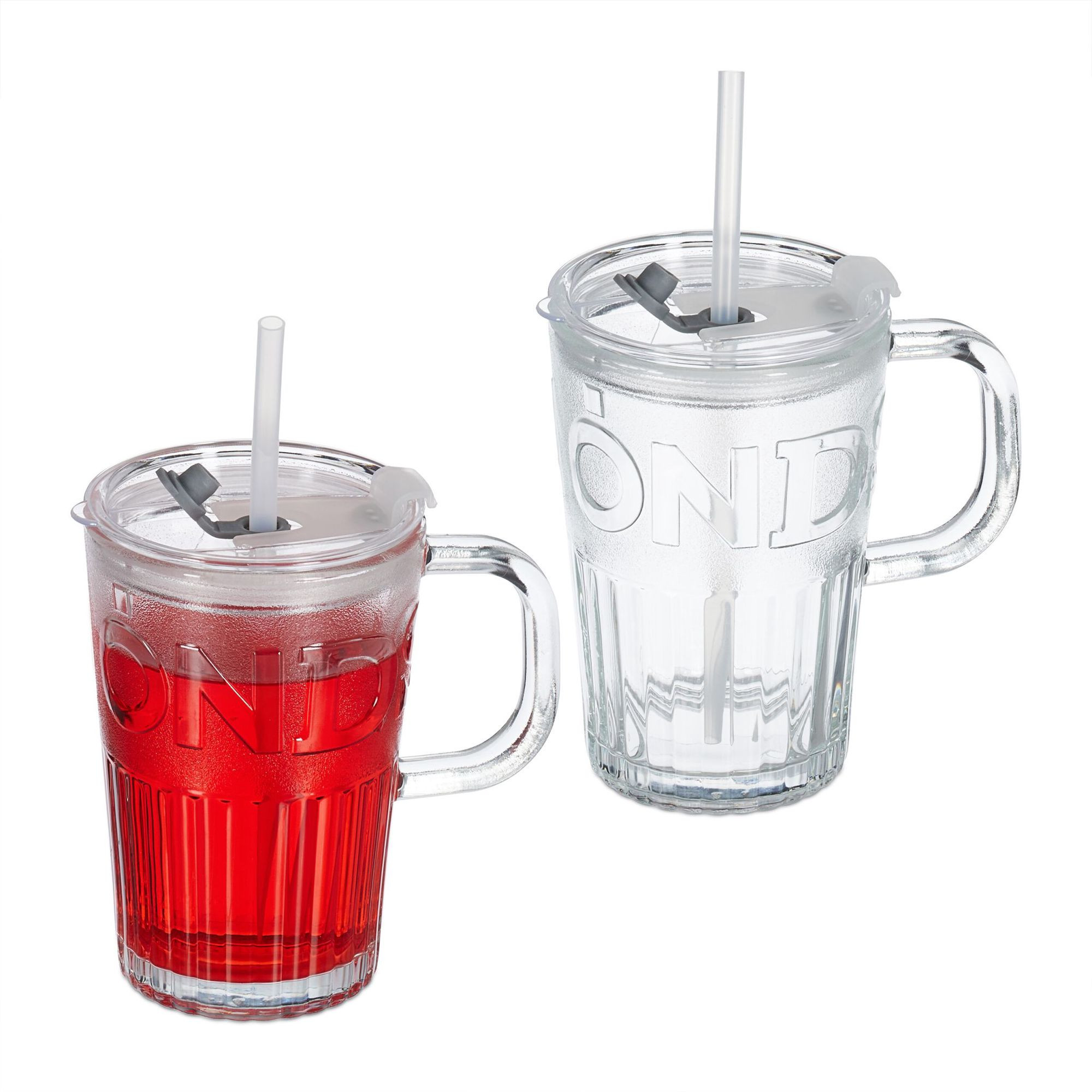 Conjunto de 2 copos com alças
