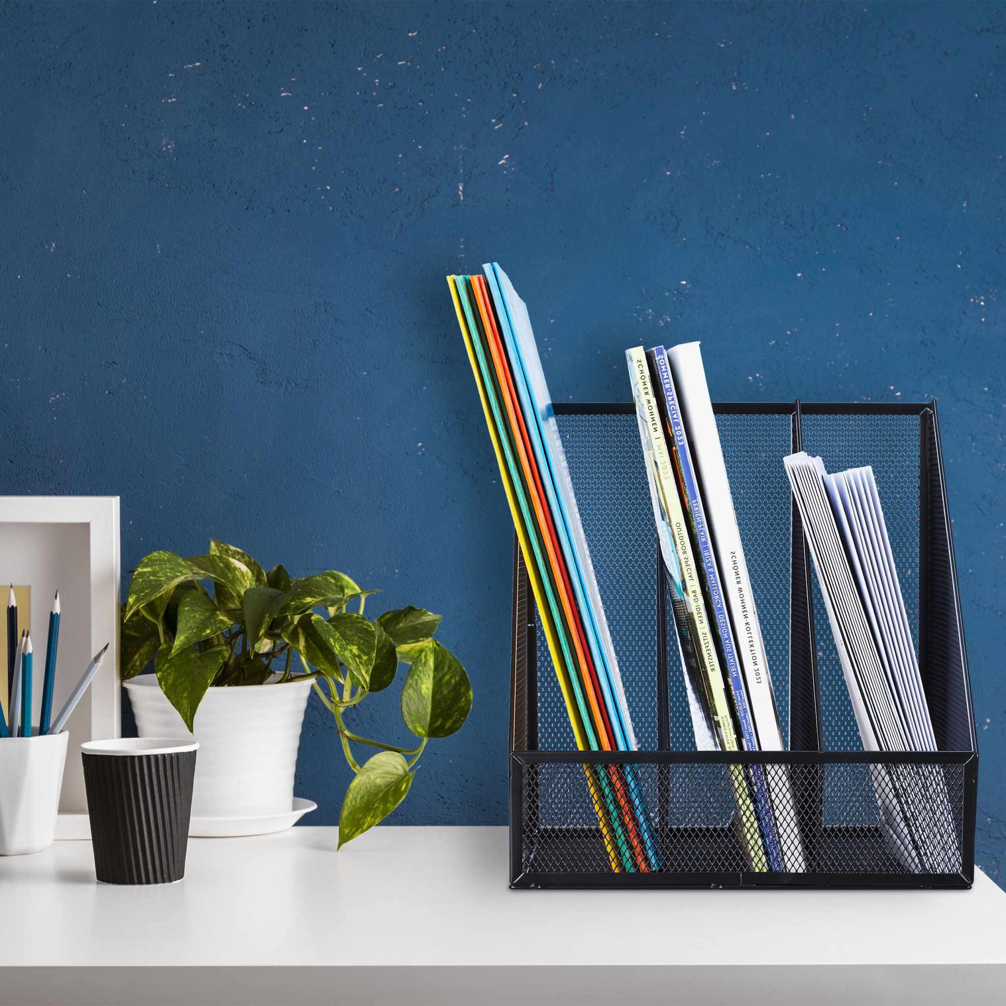 Collecteur de magazines 3 compartiments