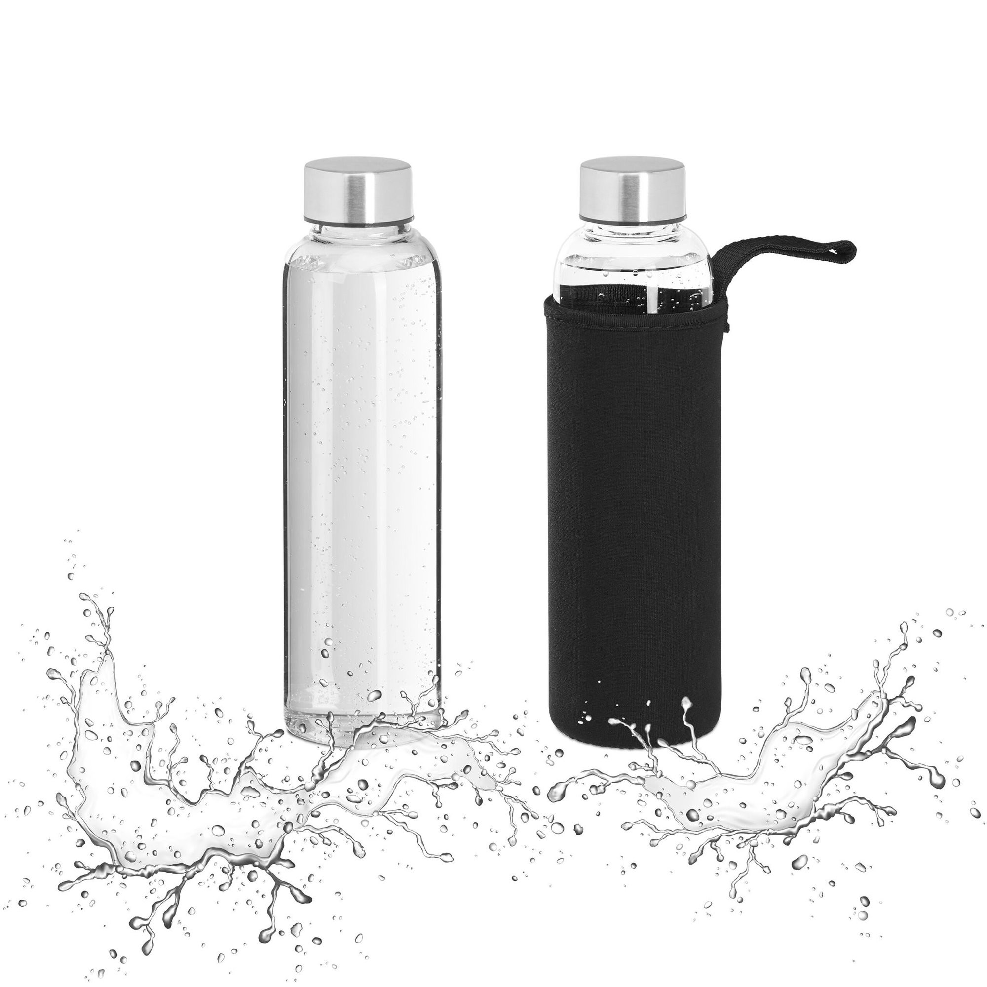 set van 2 drinkflessen 500 ml