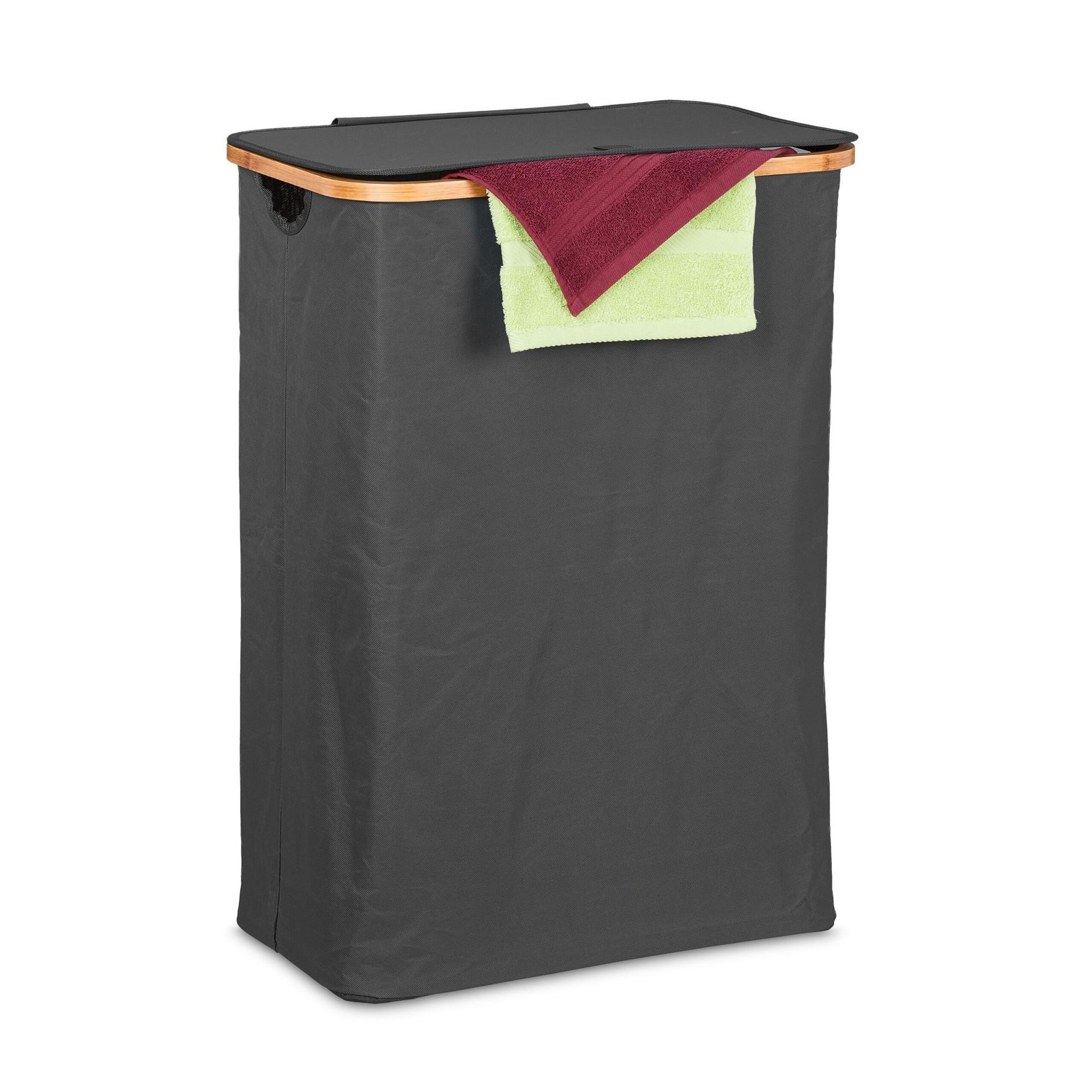 Panier à linge avec couvercle 105 l