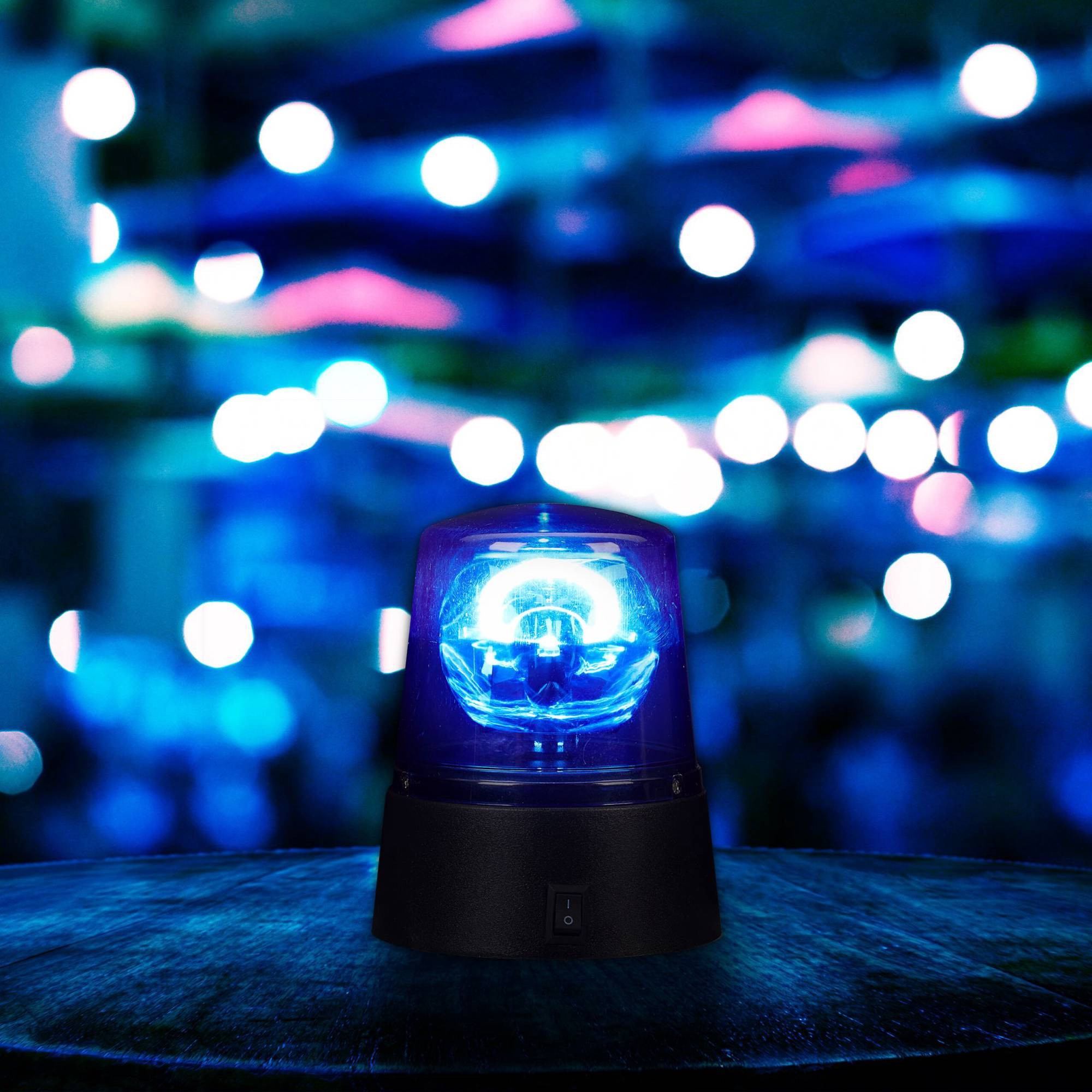 Set di 3 luci LED blu