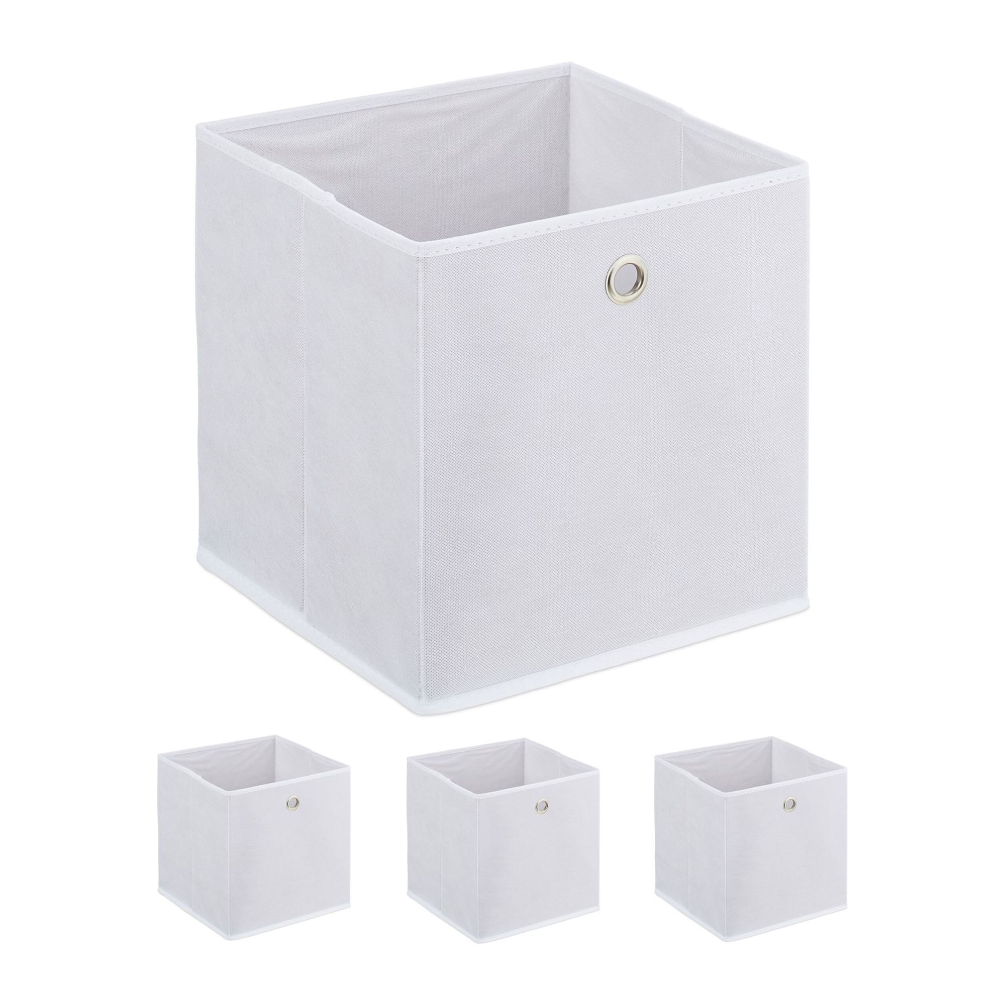 Witte opbergdoos - set van 4