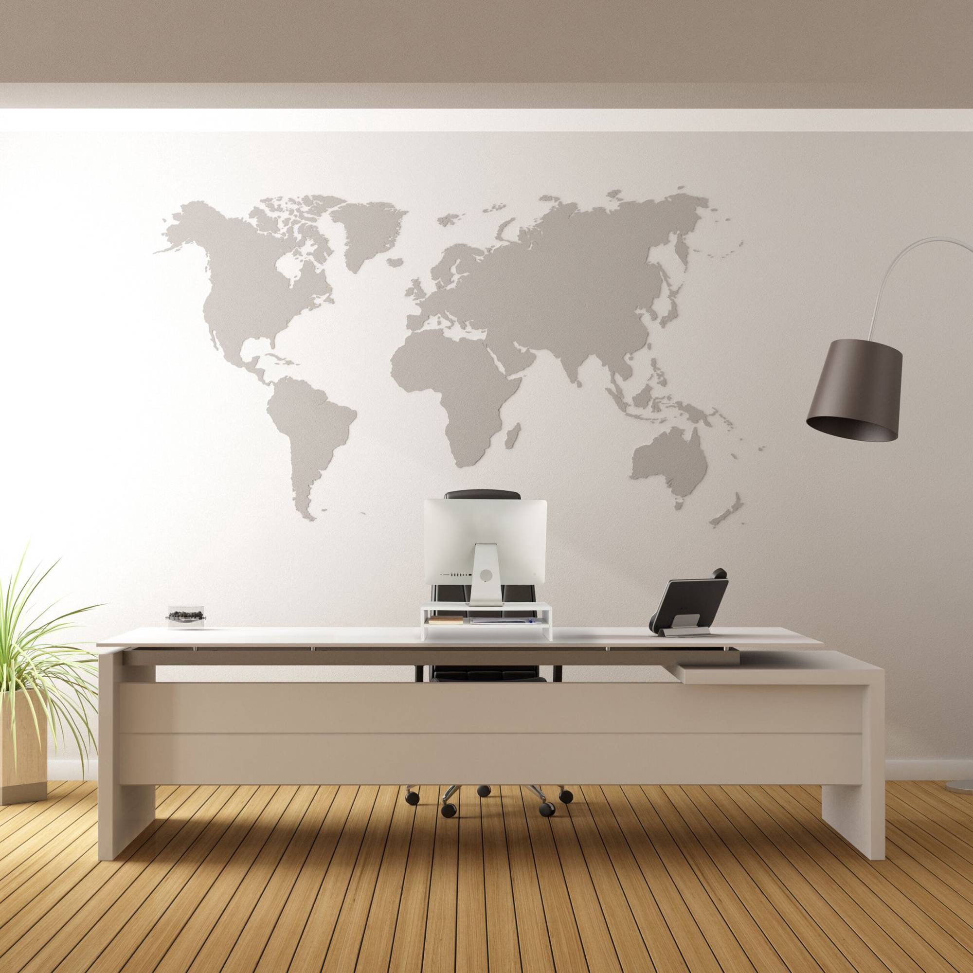 Monitorstandaard met extra plank