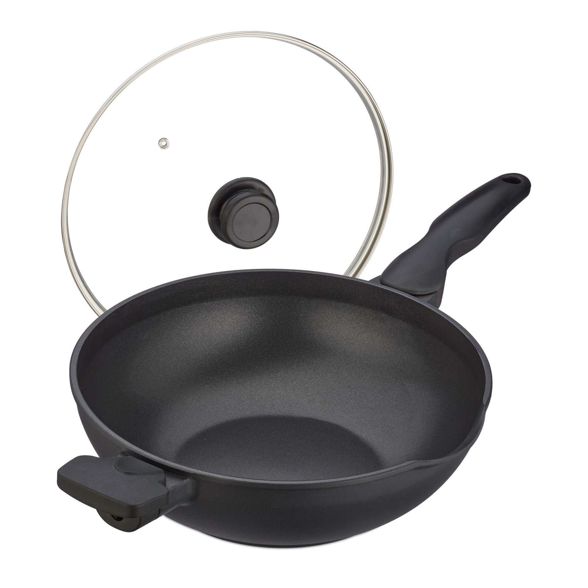 Wok com tampa