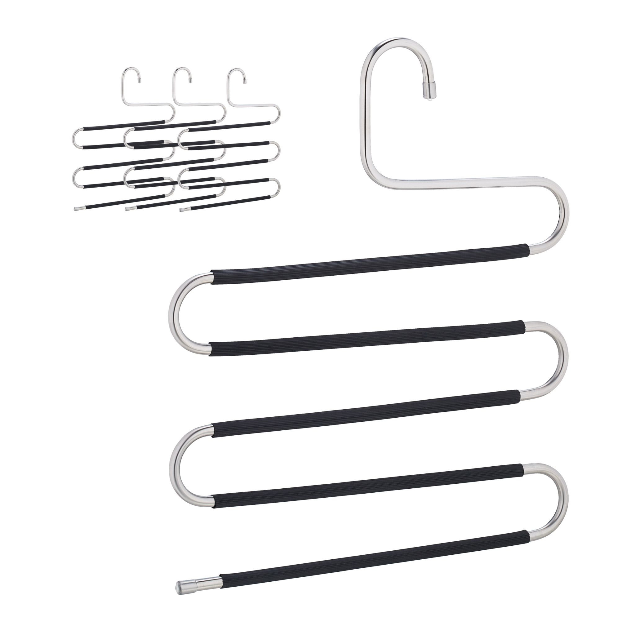 Set di 4 grucce per pantaloni multiple
